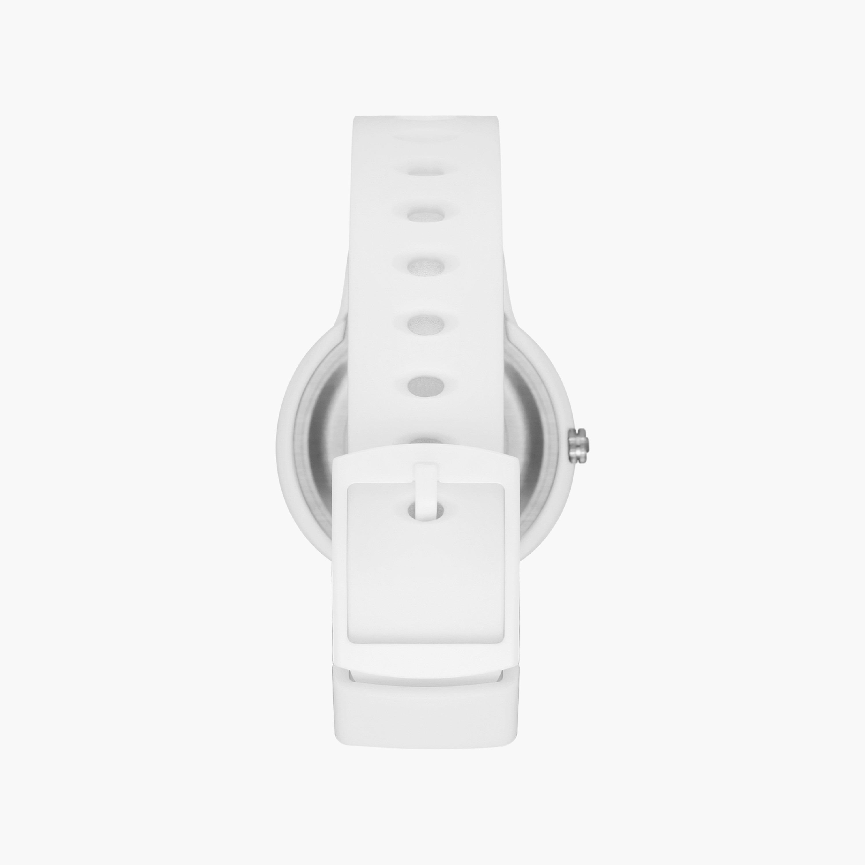 ساعة أنالوج للأطفال بسوار سيليكون بلون أبیض من أسترو | A23809-PPWW-girls-accessories-watches-image-3