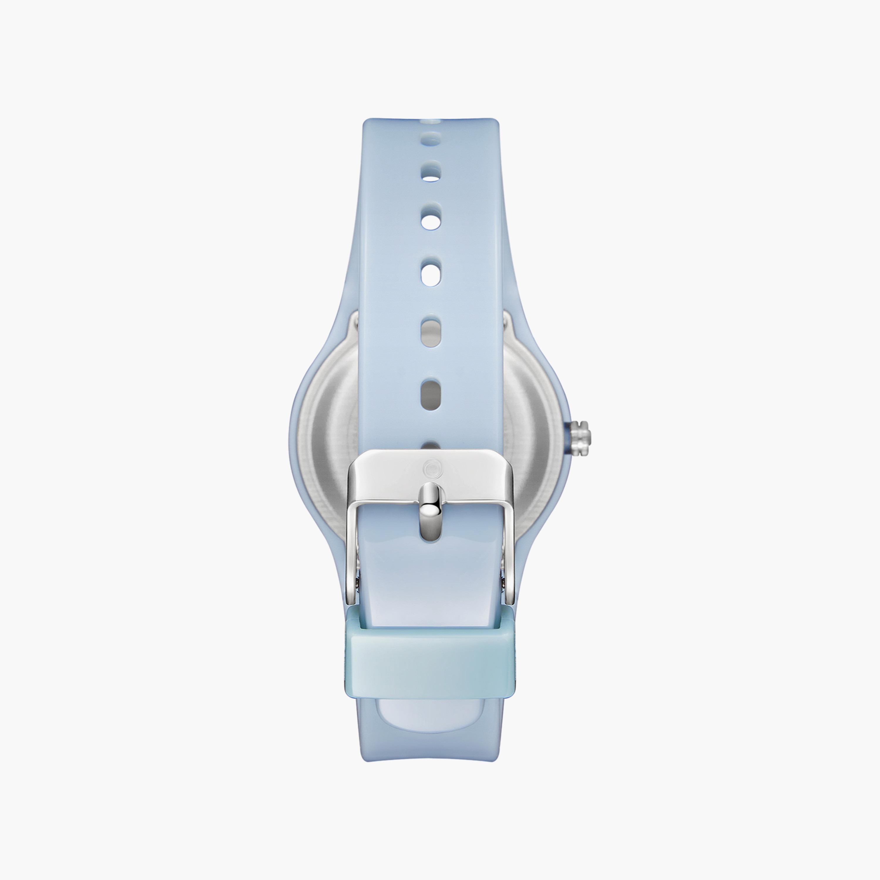 ساعة أنالوج للأطفال بسوار سيليكون بلون أزرق فاتح من أسترو | A23812-PPLW-girls-accessories-watches-image-3
