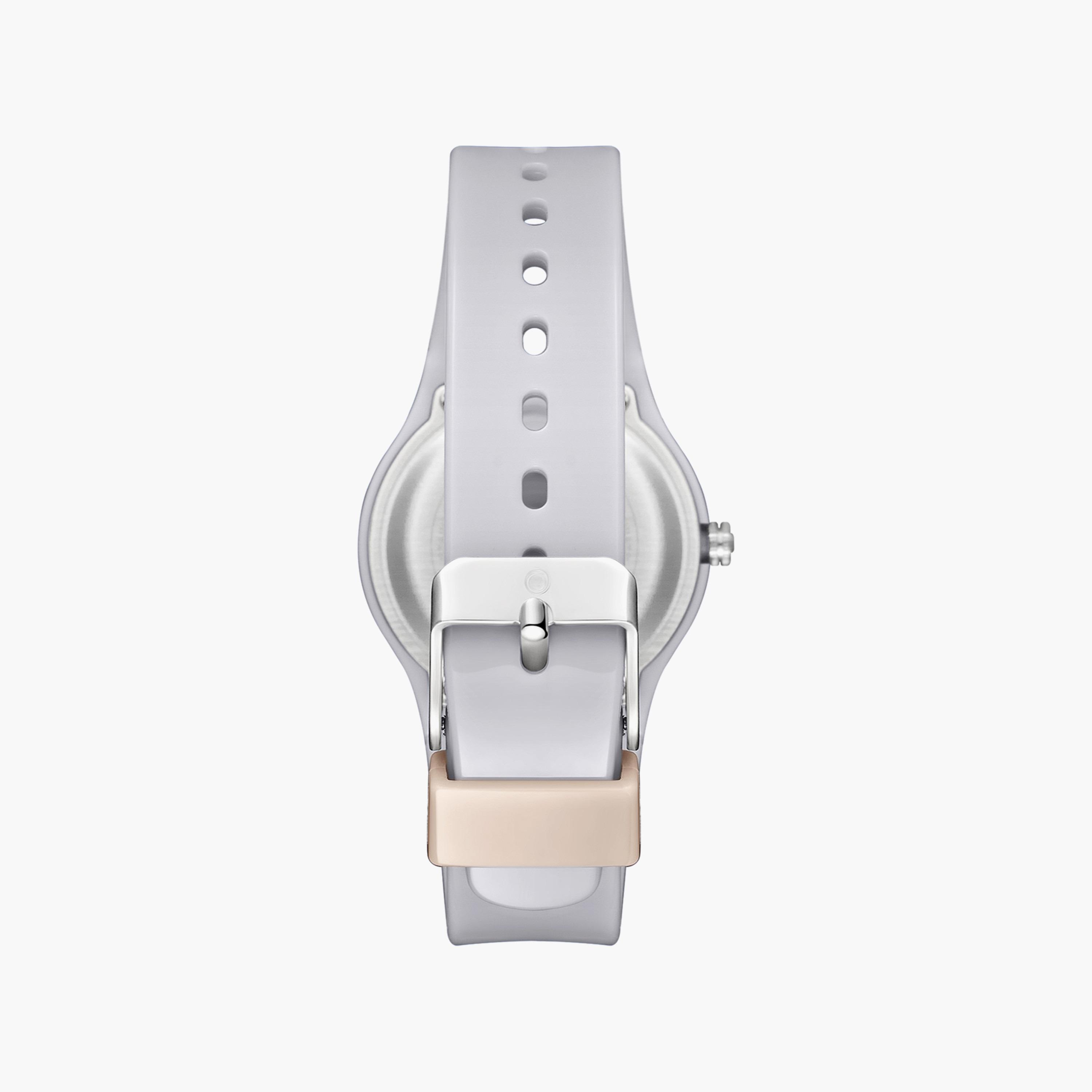 ساعة أنالوج للأطفال بسوار سيليكون بلون رمادي من أسترو | A23812-PPXW-girls-accessories-watches-image-3