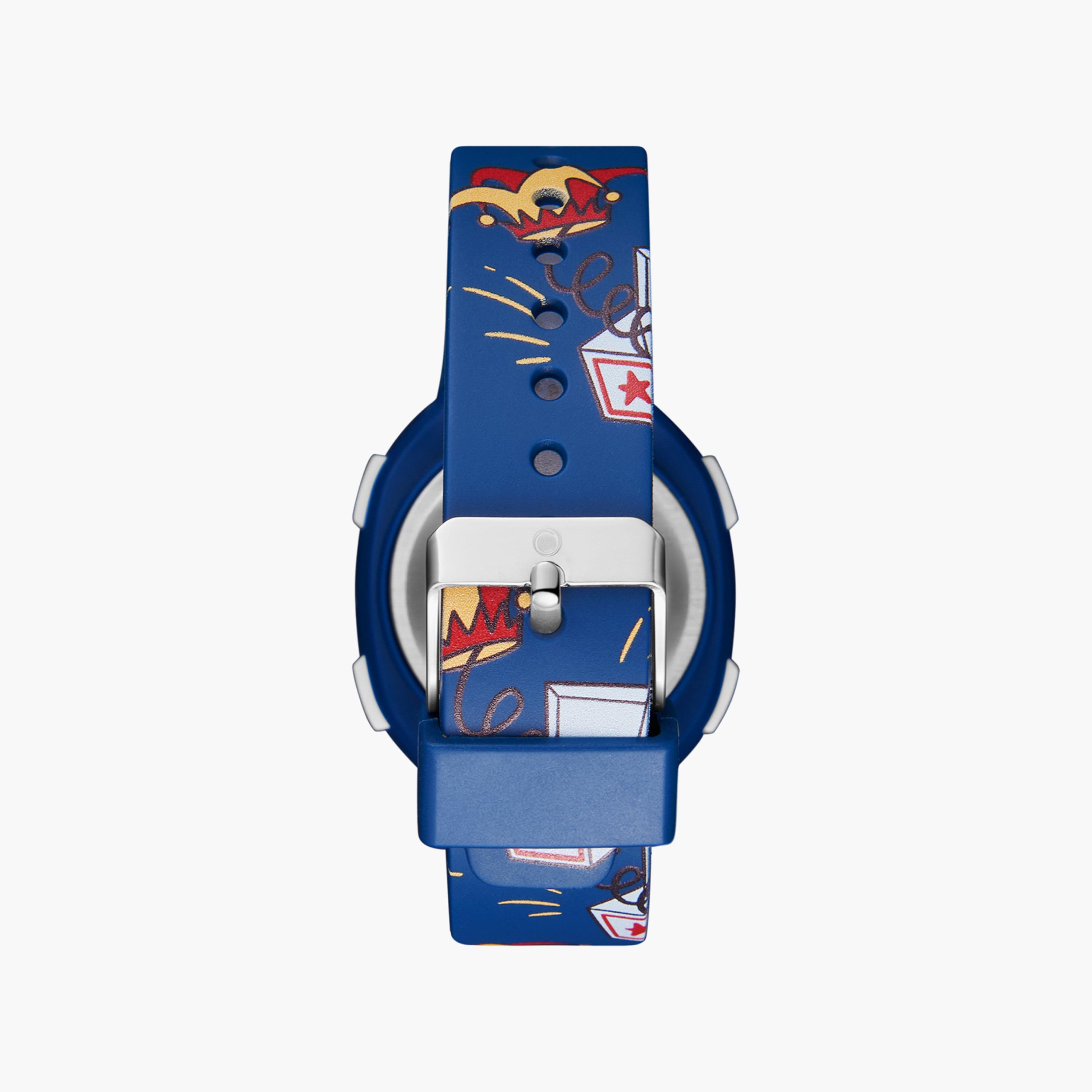 ساعة رقمية للأطفال بسوار سيليكون بلون أزرق من أسترو | A23913-PPNN-CL-girls-accessories-watches-image-3
