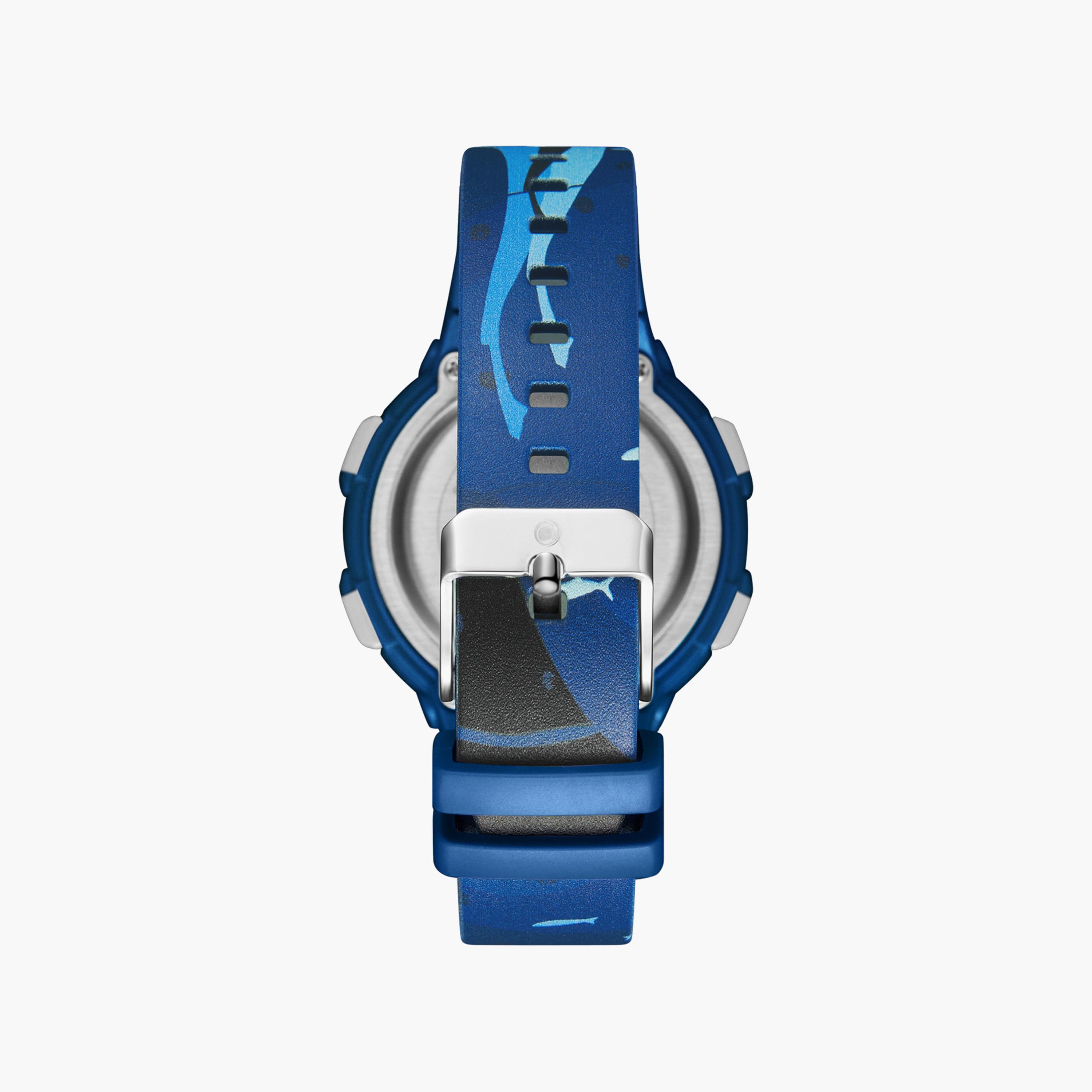 ساعة رقمية للأطفال بسوار سيليكون بلون أزرق من أسترو | A23914-PPNN-SK-girls-accessories-watches-image-3