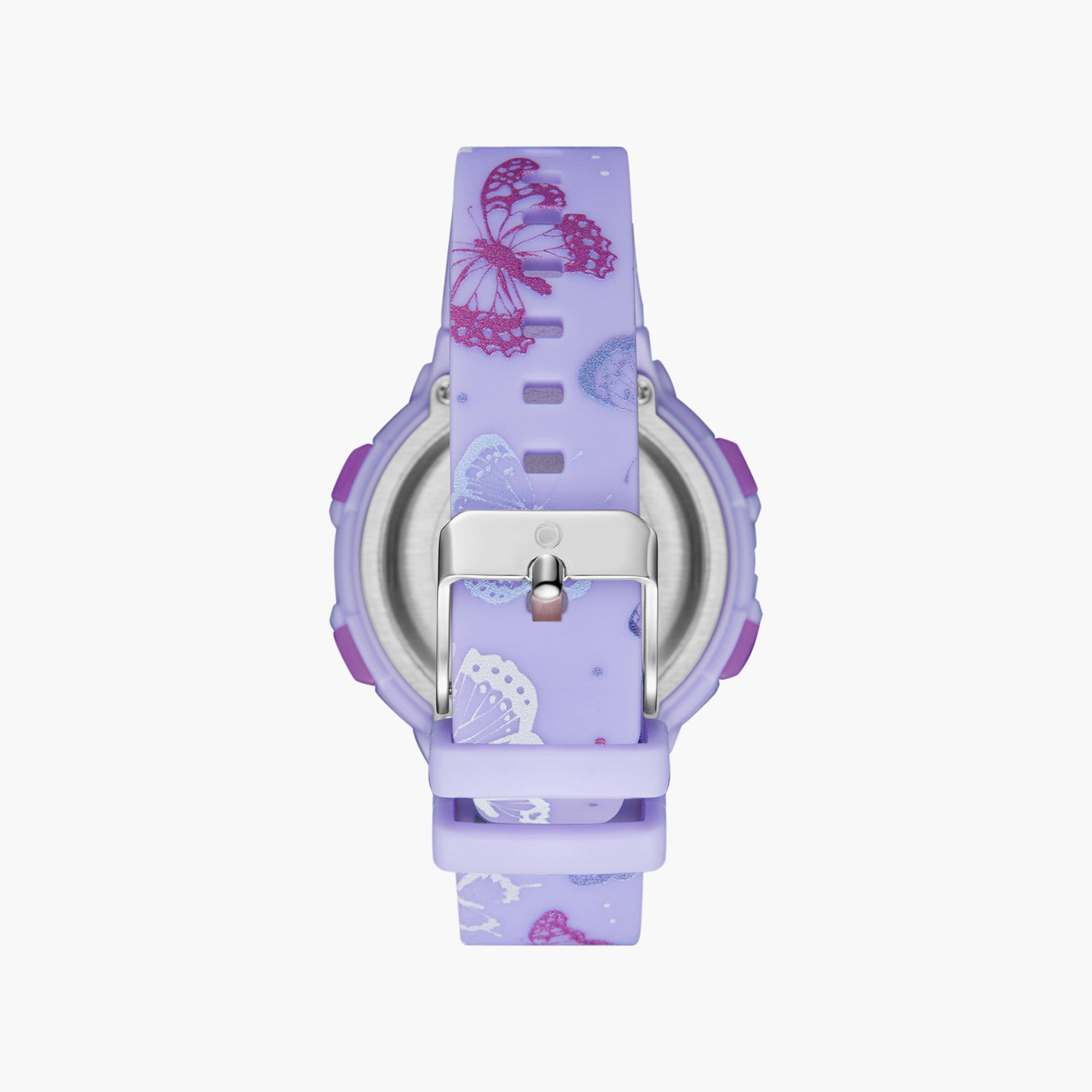 Astro Kids Purple Digital Silicone Strap Watch | A23914-PPVV-BT-girls-accessories-watches-image-3