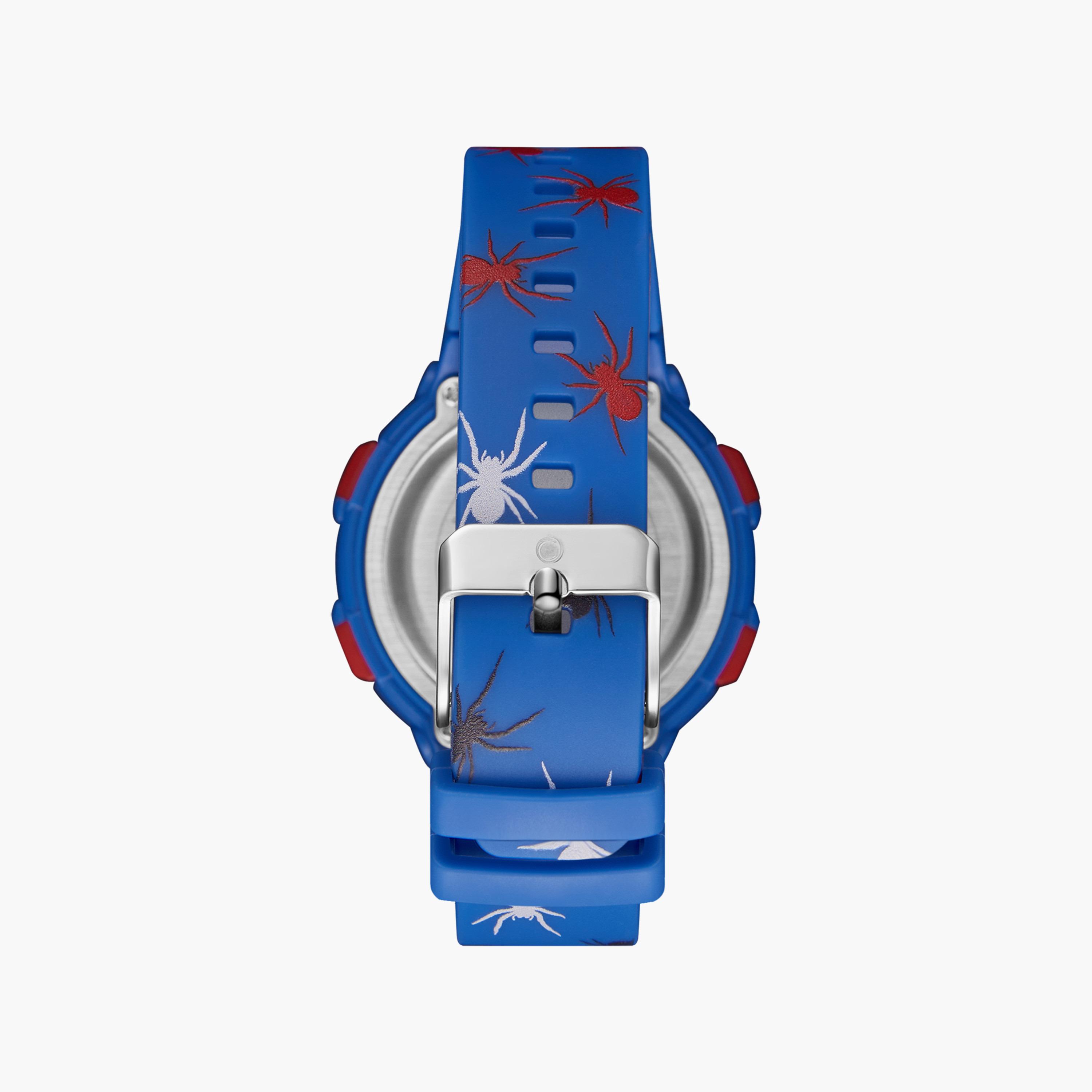 ساعة رقمية للأطفال بسوار سيليكون بلون أزرق من أسترو | A23914-PPNN-SR-girls-accessories-watches-image-3