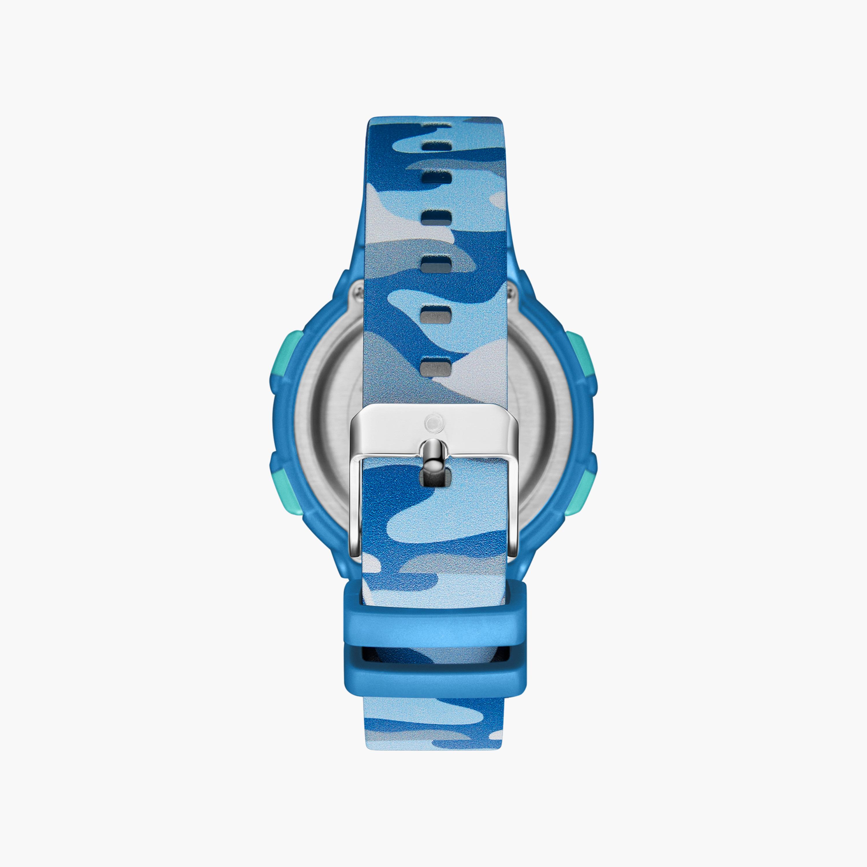 ساعة رقمية للأطفال بسوار سيليكون بلون أزرق من أسترو | A23915-PPLL-girls-accessories-watches-image-3