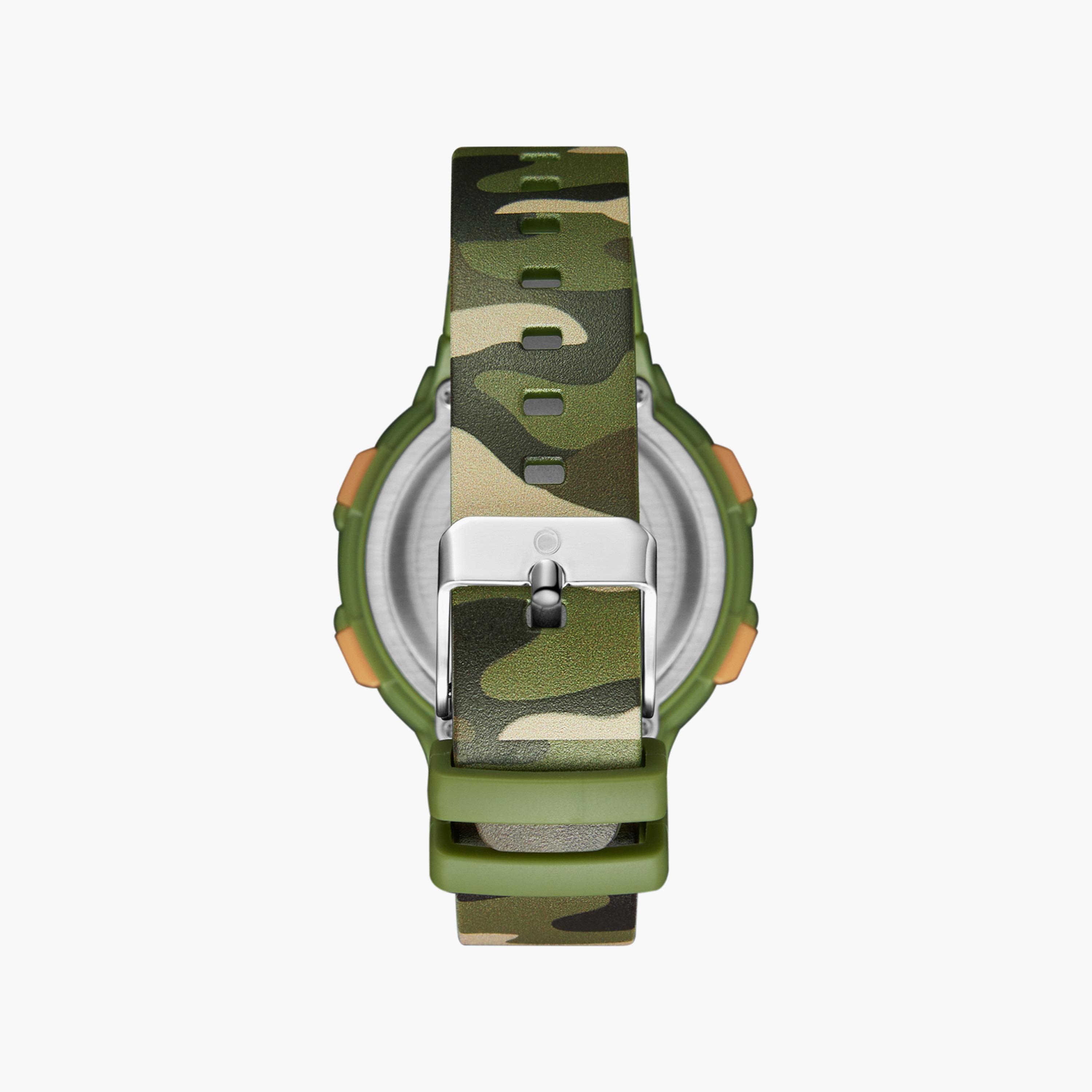 ساعة رقمية للأطفال بسوار سيليكون بلون اخضر من أسترو | A23915-PPHH-girls-accessories-watches-image-3