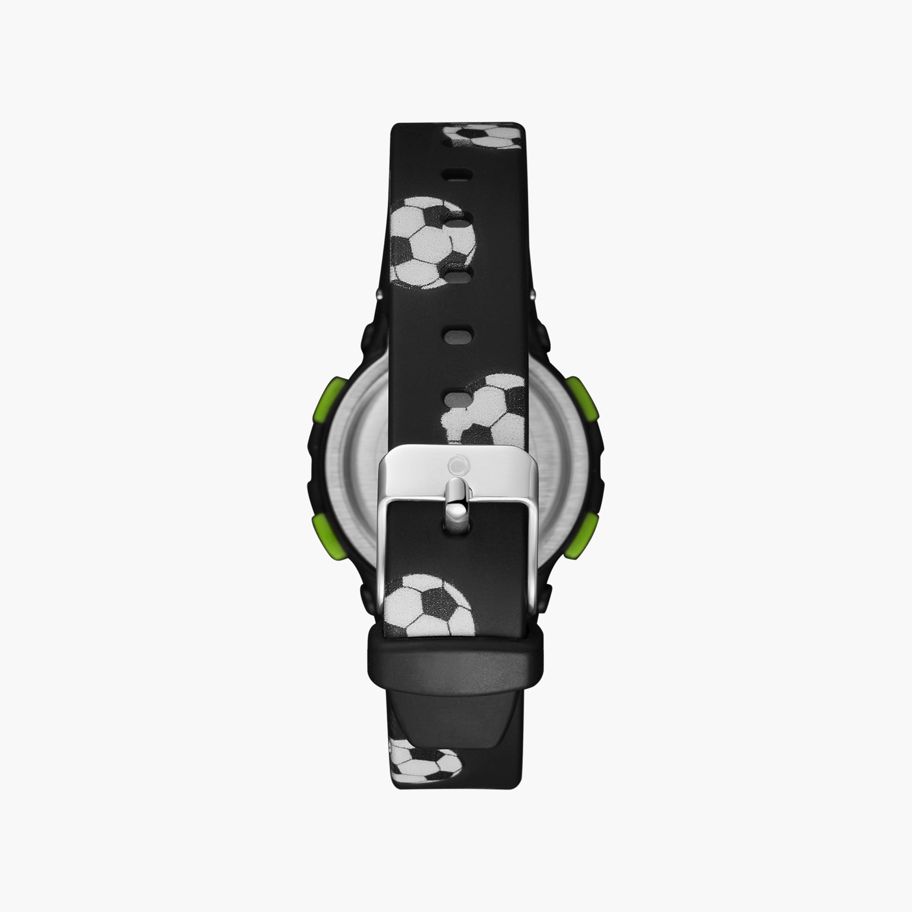 Astro Kids Black Digital Silicone Strap Watch | A23917-PPBB-FB-girls-accessories-watches-image-3