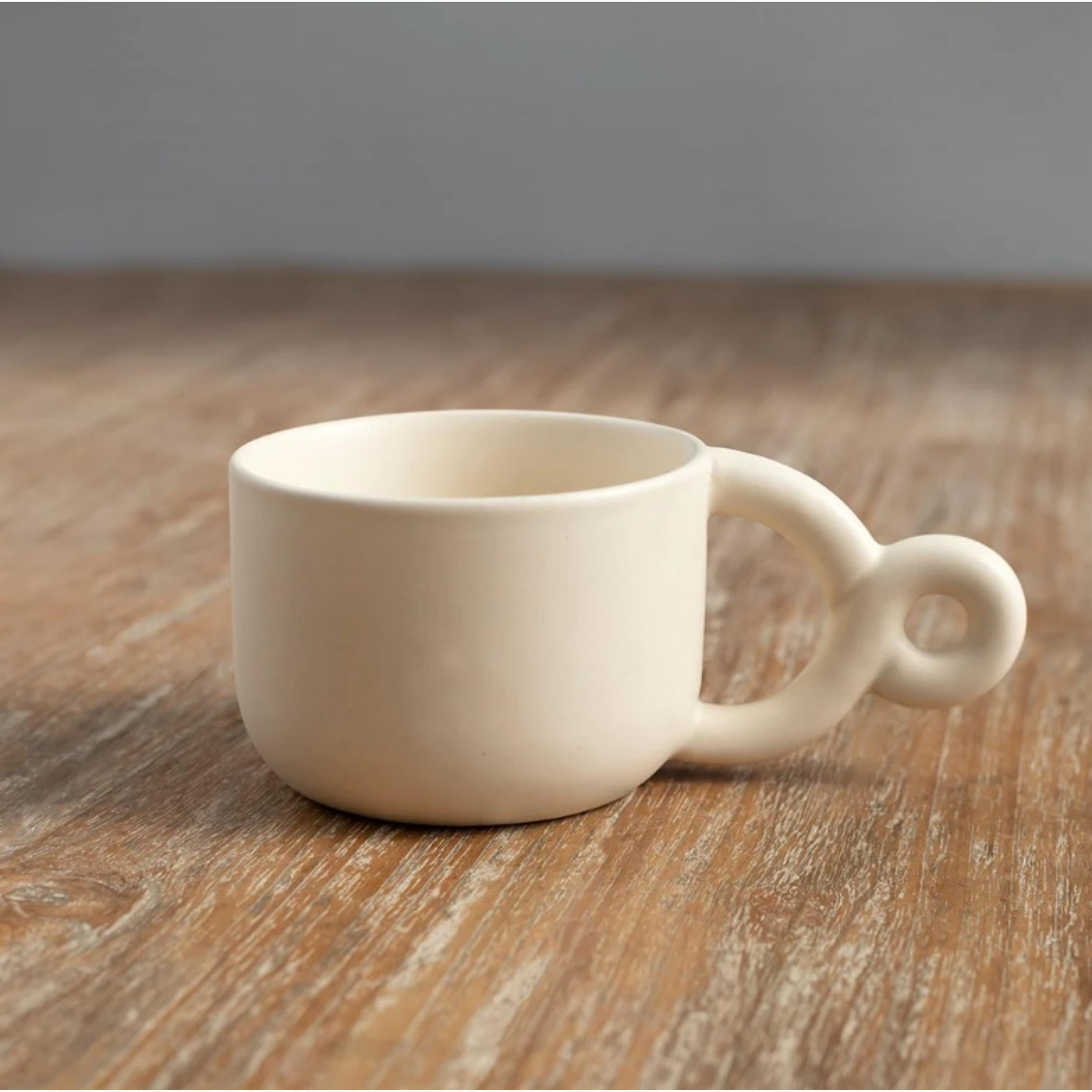 Double Ring Ceramic Mug