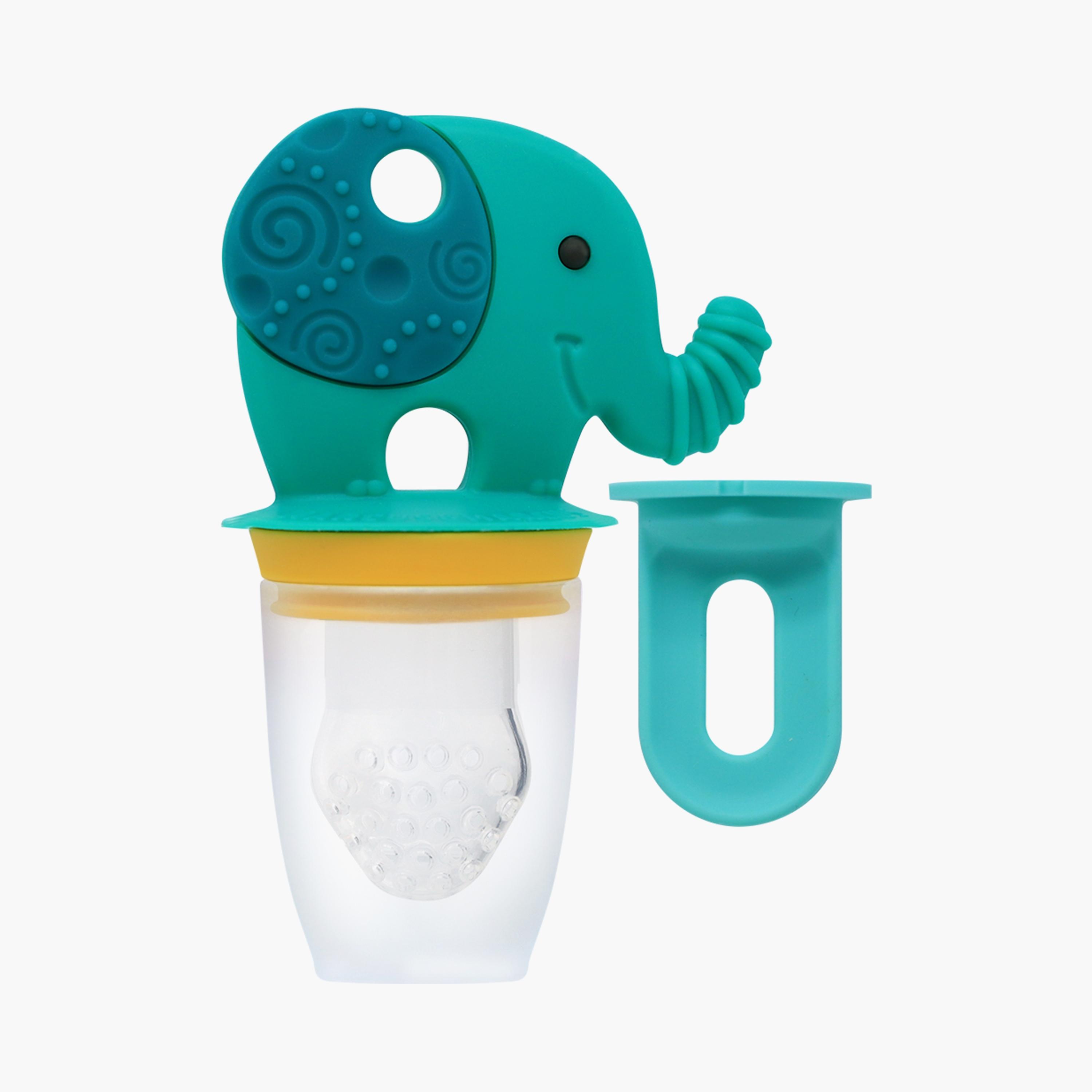 Marcus & Marcus Silicone Self Feeder N ‘Pop, Ollie the Elephant-baby-feeding-accessories-image-1