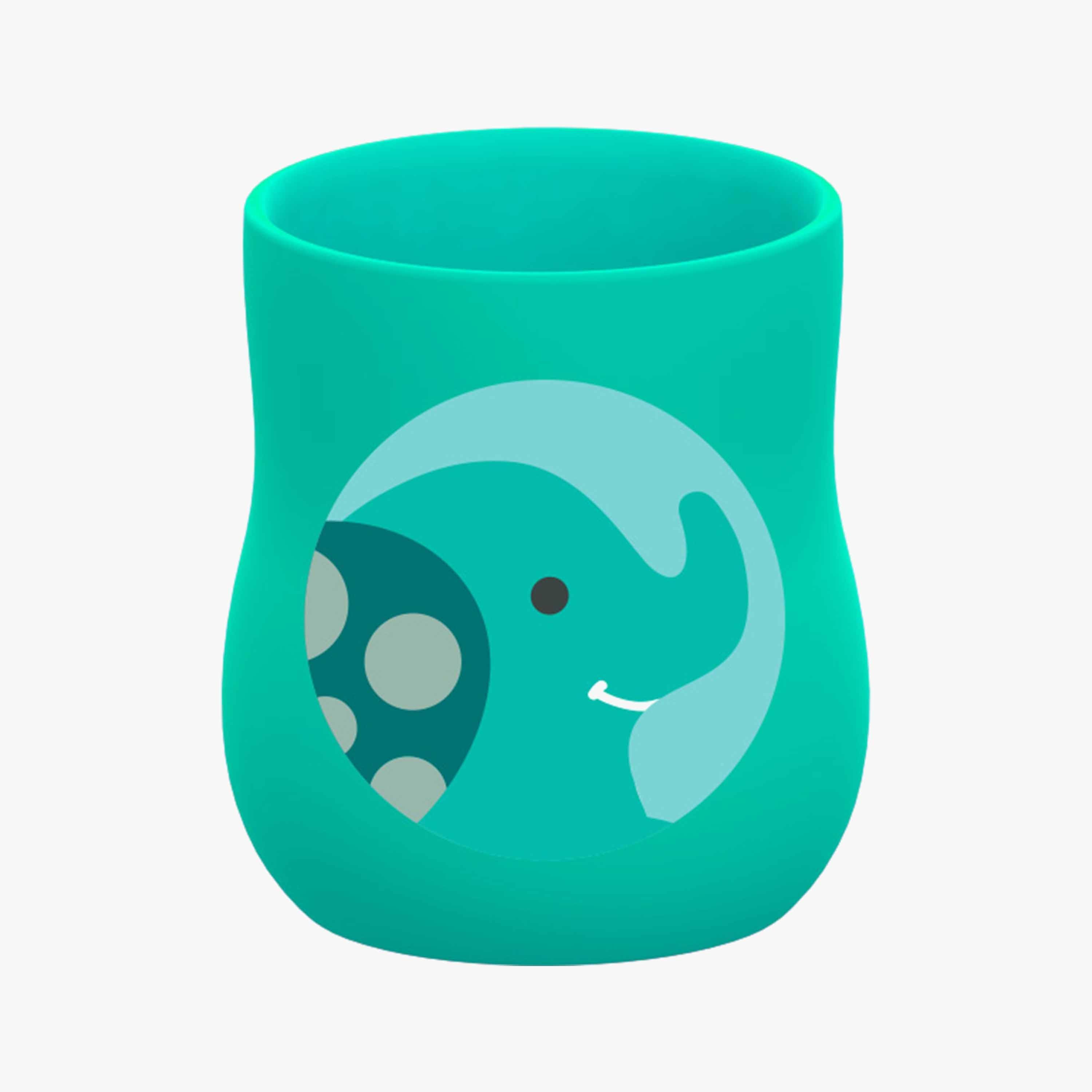 Marcus & Marcus Silicone Baby Training Cup, Ollie the Elephant-baby-feeding-mealtimeessentials-image-1