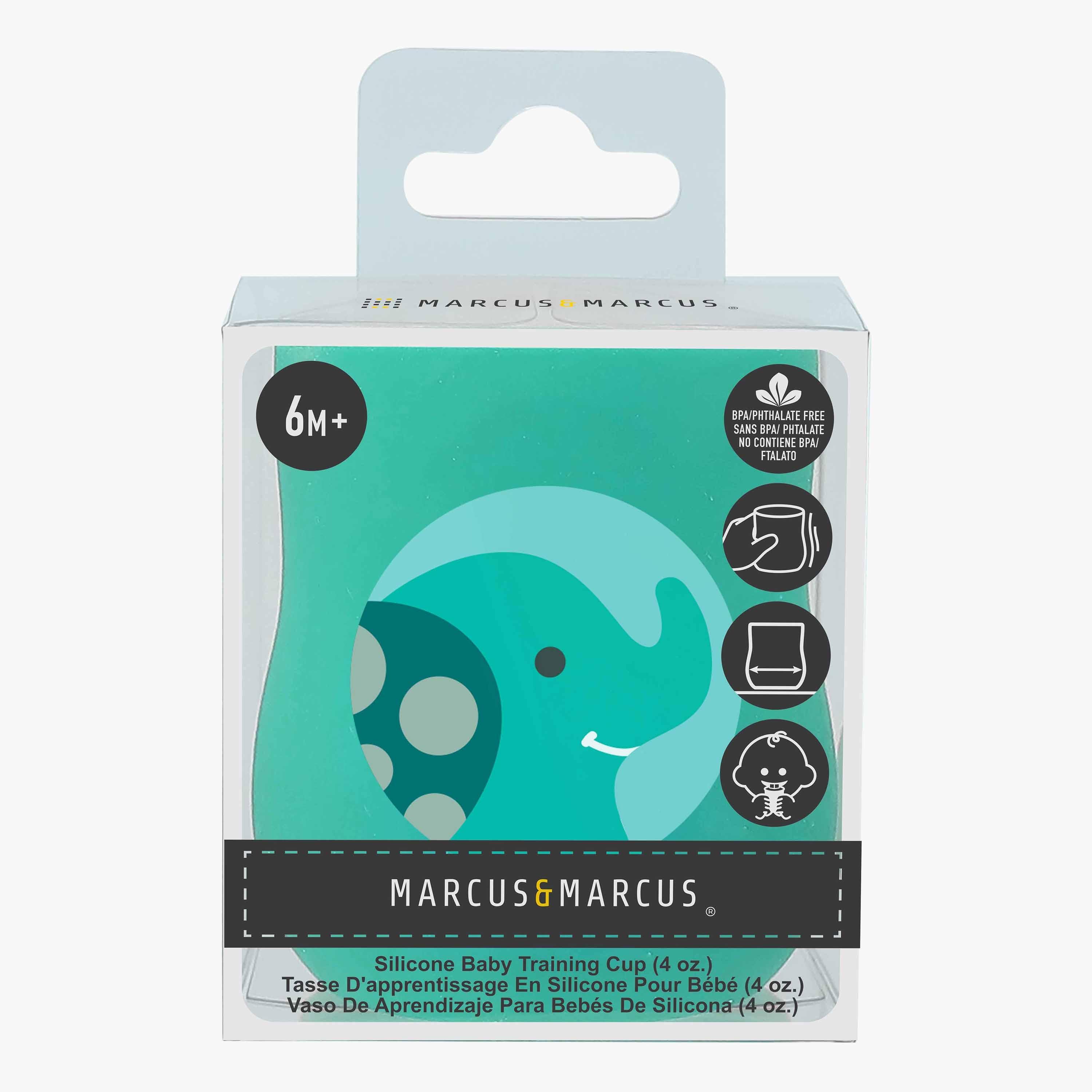 Marcus & Marcus Silicone Baby Training Cup, Ollie the Elephant-baby-feeding-mealtimeessentials-image-2