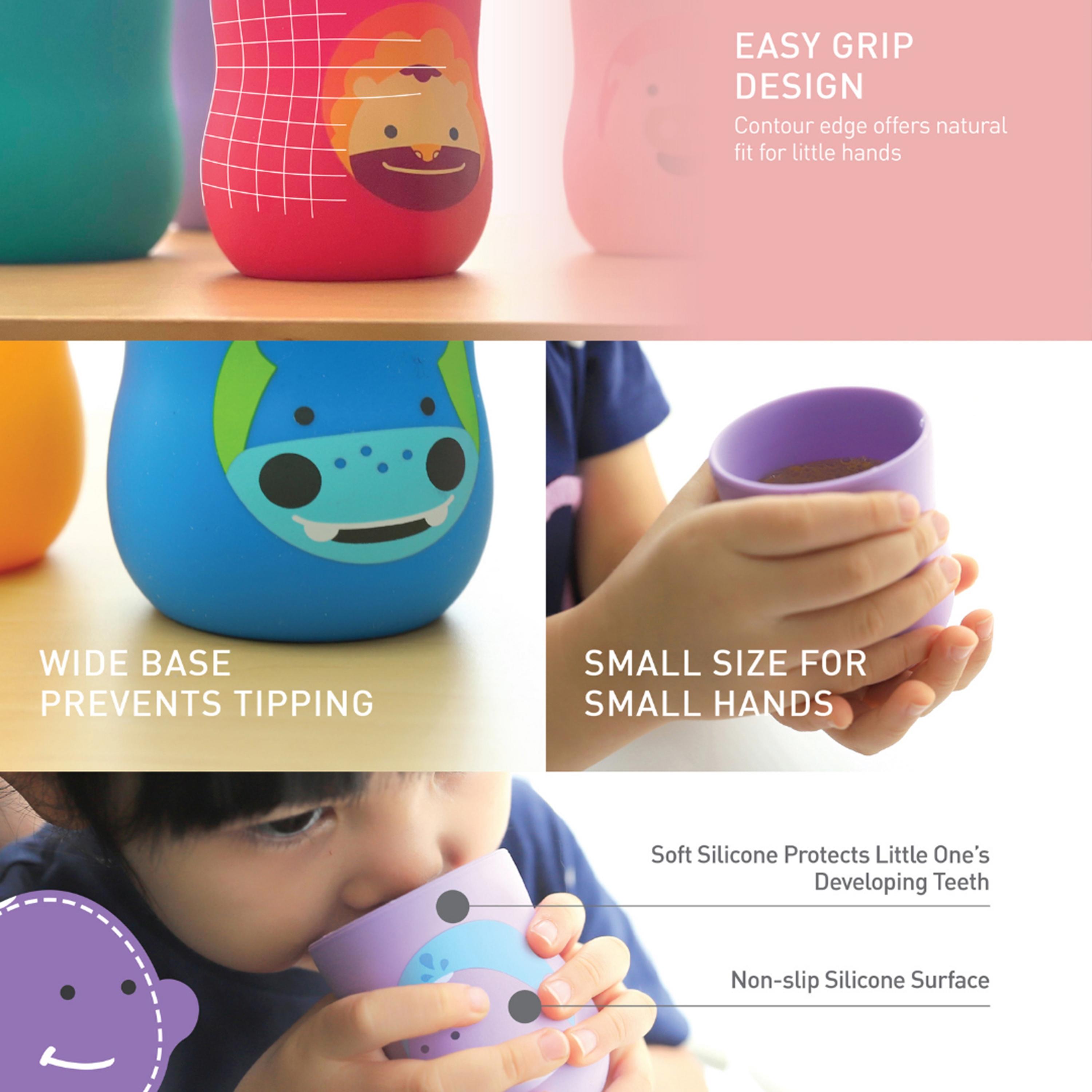 Marcus & Marcus Silicone Baby Training Cup, Ollie the Elephant-baby-feeding-mealtimeessentials-image-3