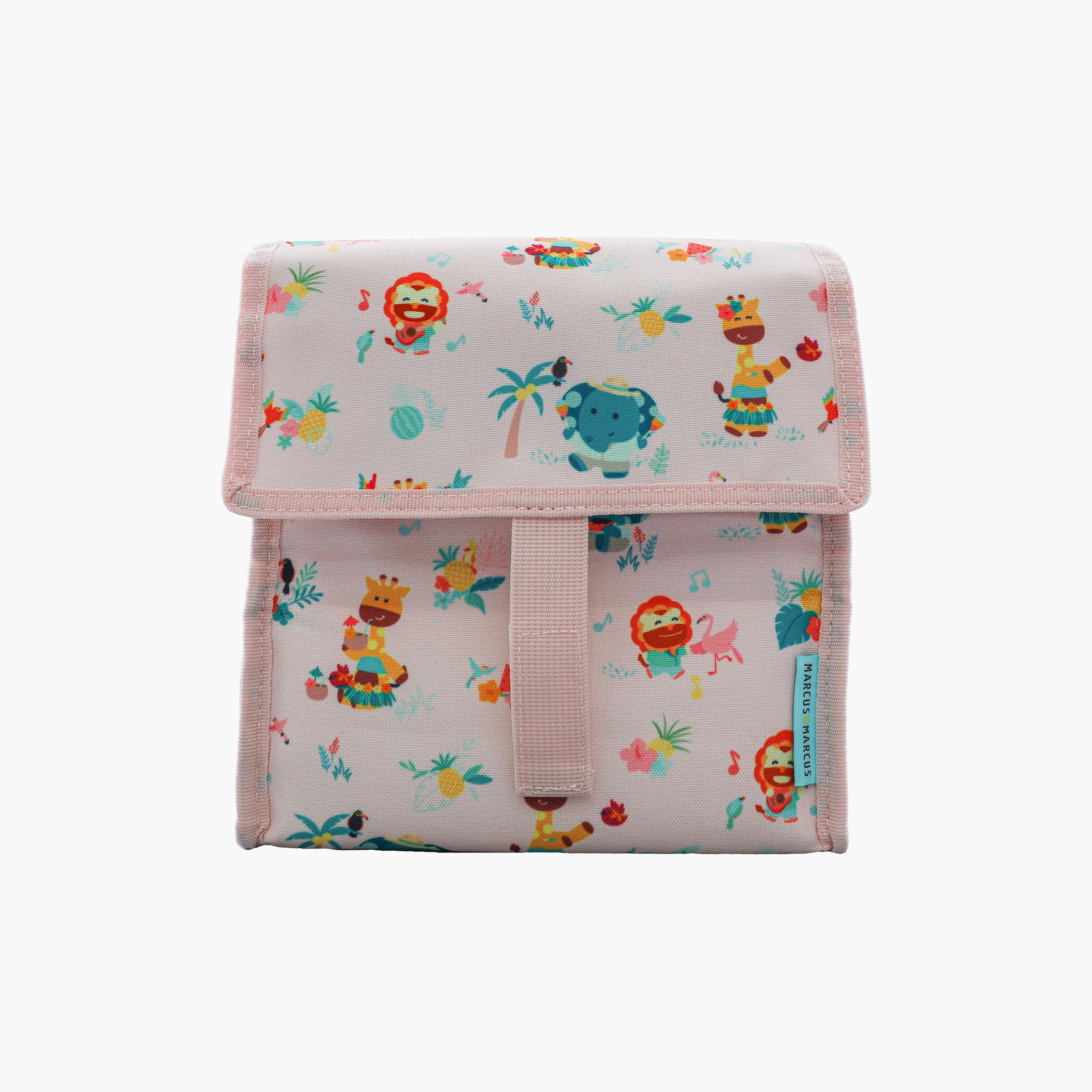 Marcus & Marcus Foldable Insulated Lunch Bag, Tropical-school-lunchessentials-lunchbags-image-1