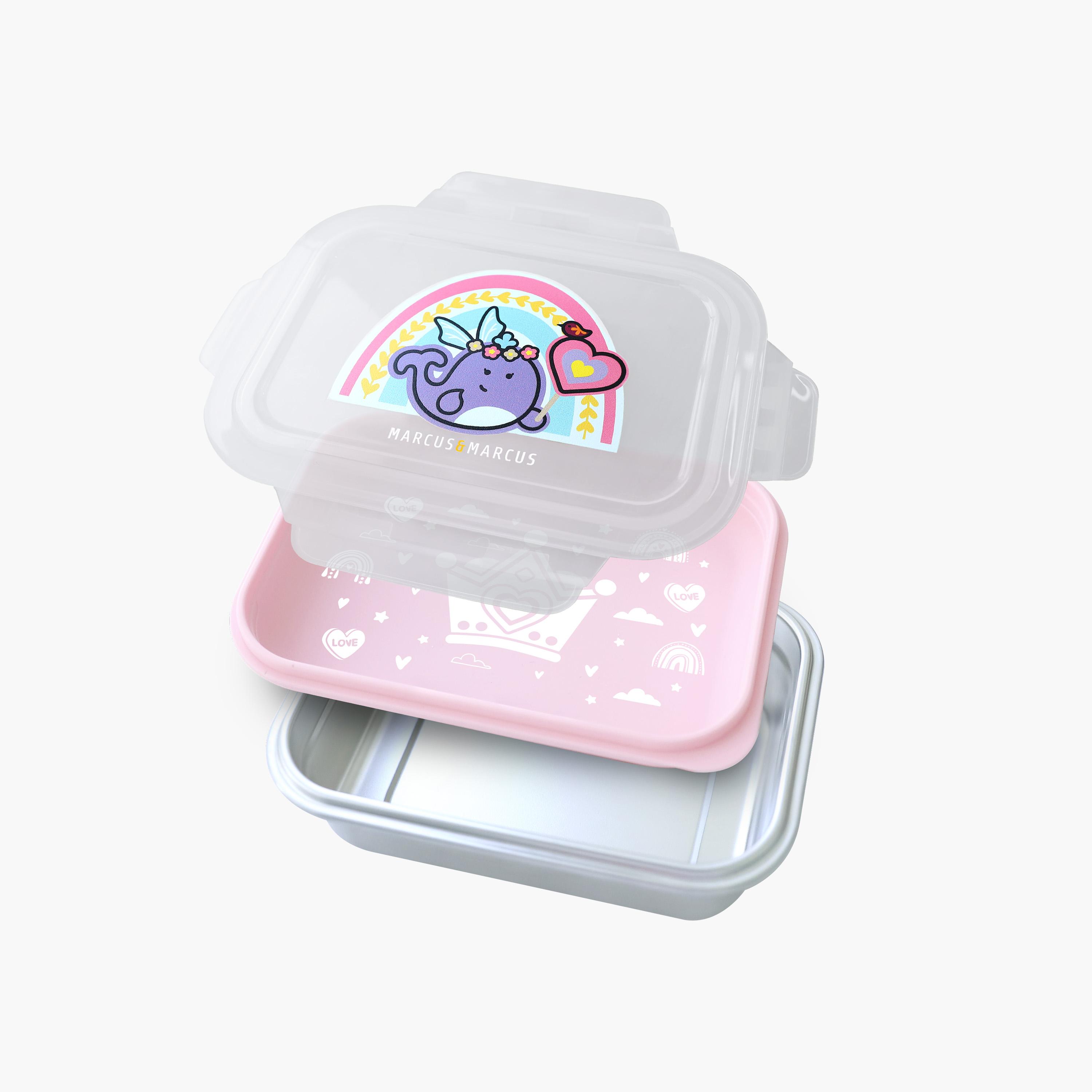 صندوق غداء ستانليس ستيل طبقتين من ماركوس اند ماركوس, قوس قزح-school-lunchessentials-lunchboxes-image-1
