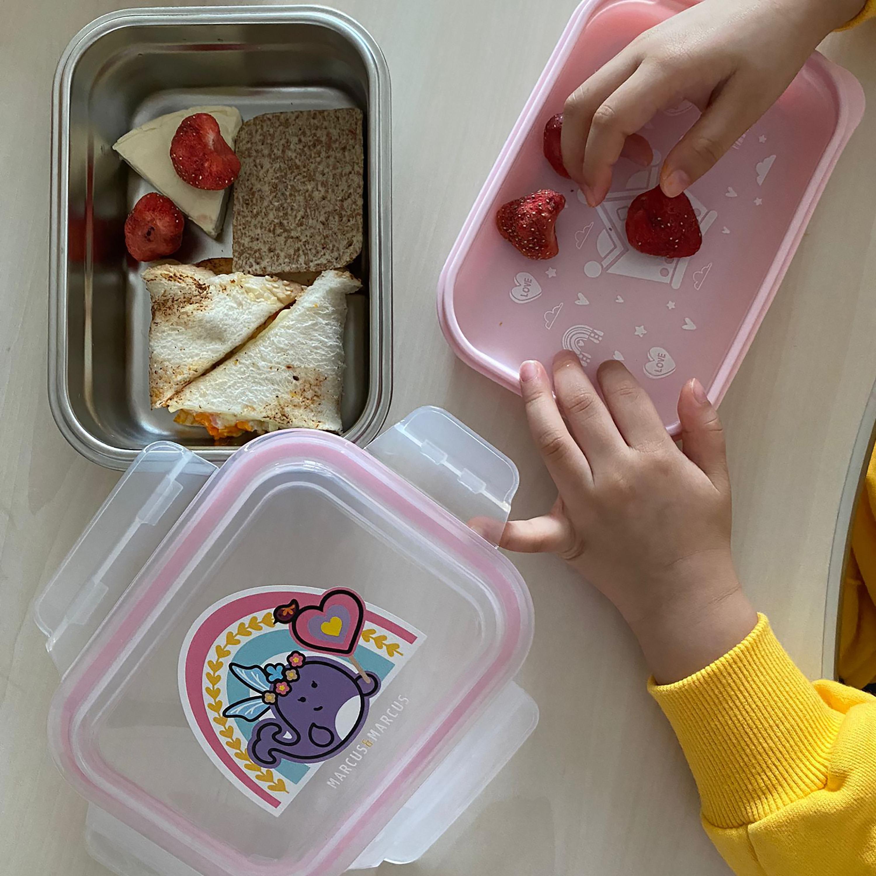 صندوق غداء ستانليس ستيل طبقتين من ماركوس اند ماركوس, قوس قزح-school-lunchessentials-lunchboxes-image-2