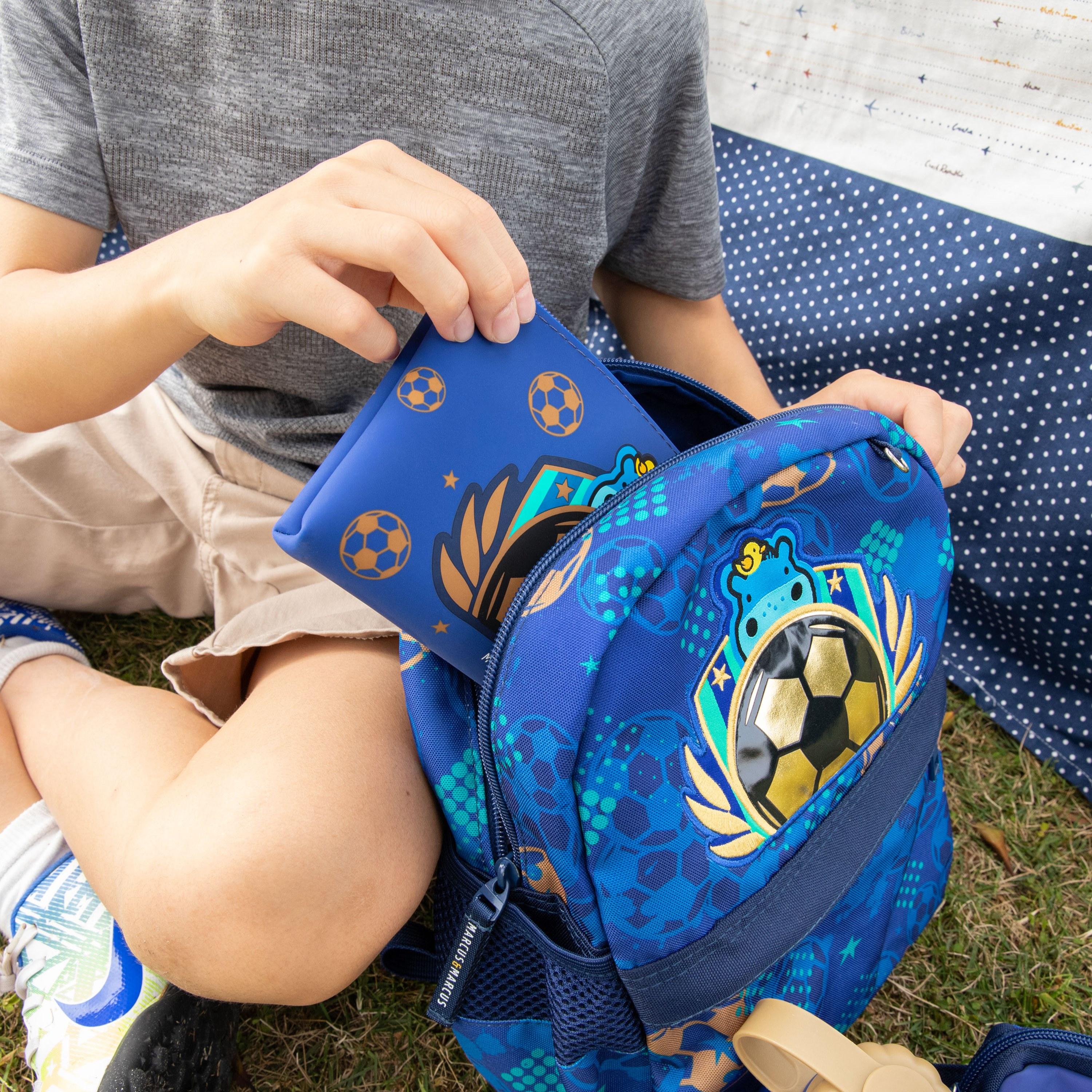 Marcus & Marcus Silicone Pencil Case, Football-school-stationery-pencilcases-image-3