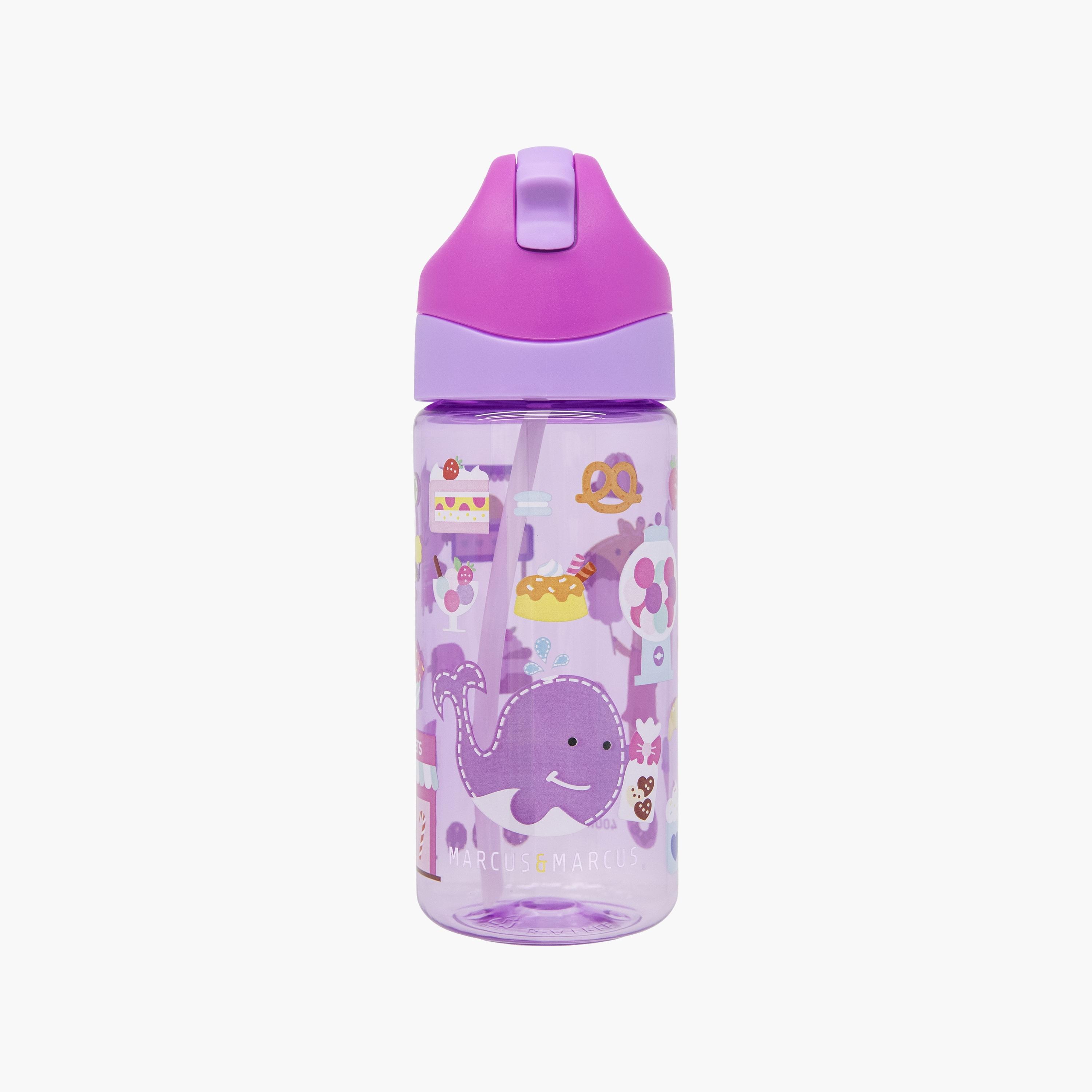 زجاجة تريتان بماصة جيرمريبيل من ماركوس اند ماركوس, لولي - 400 مل-school-waterbottles-image-1