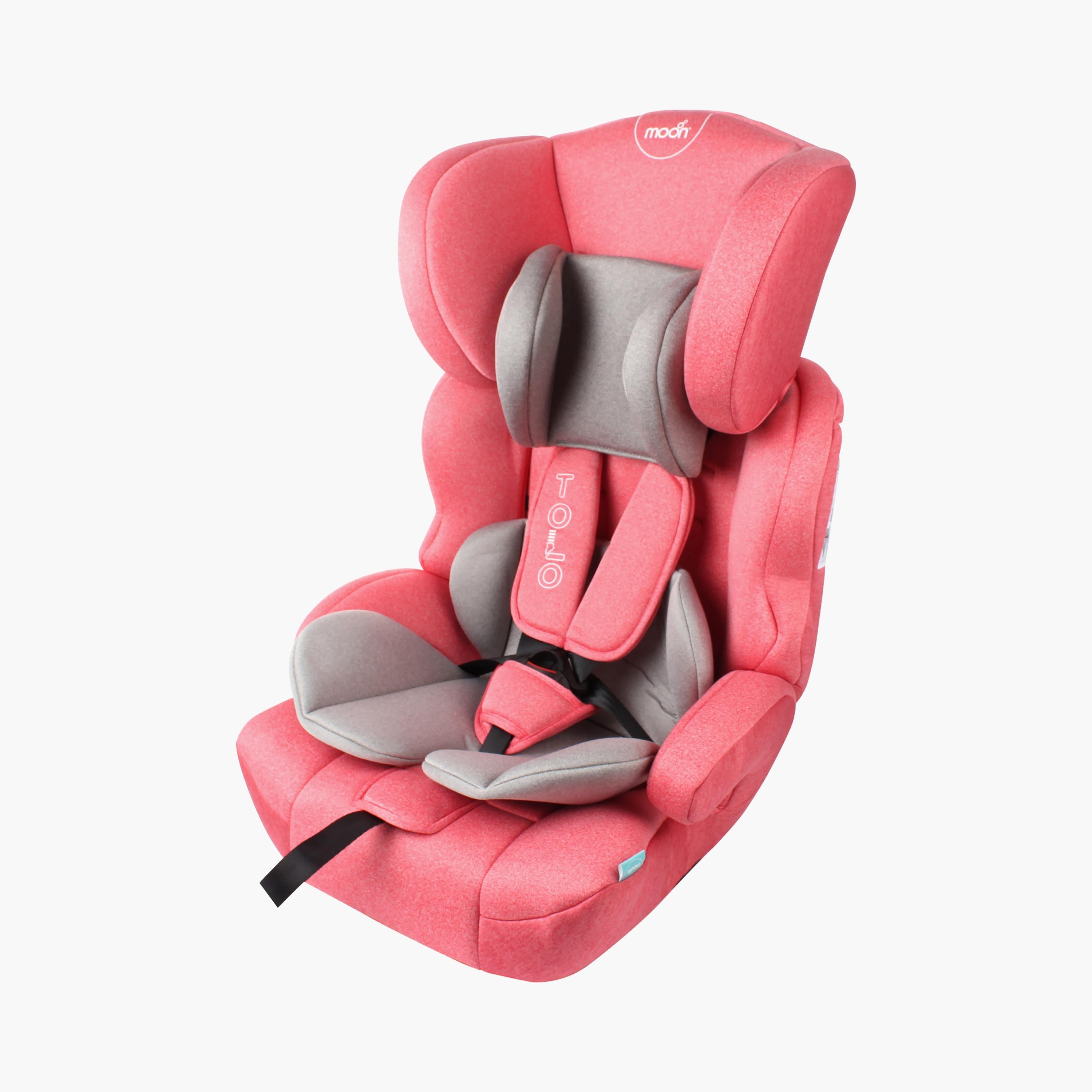 Moon Tolo Baby/Kids Car Seat (Group 1, 2, 3), Pink-baby-gear-carseats-image-1