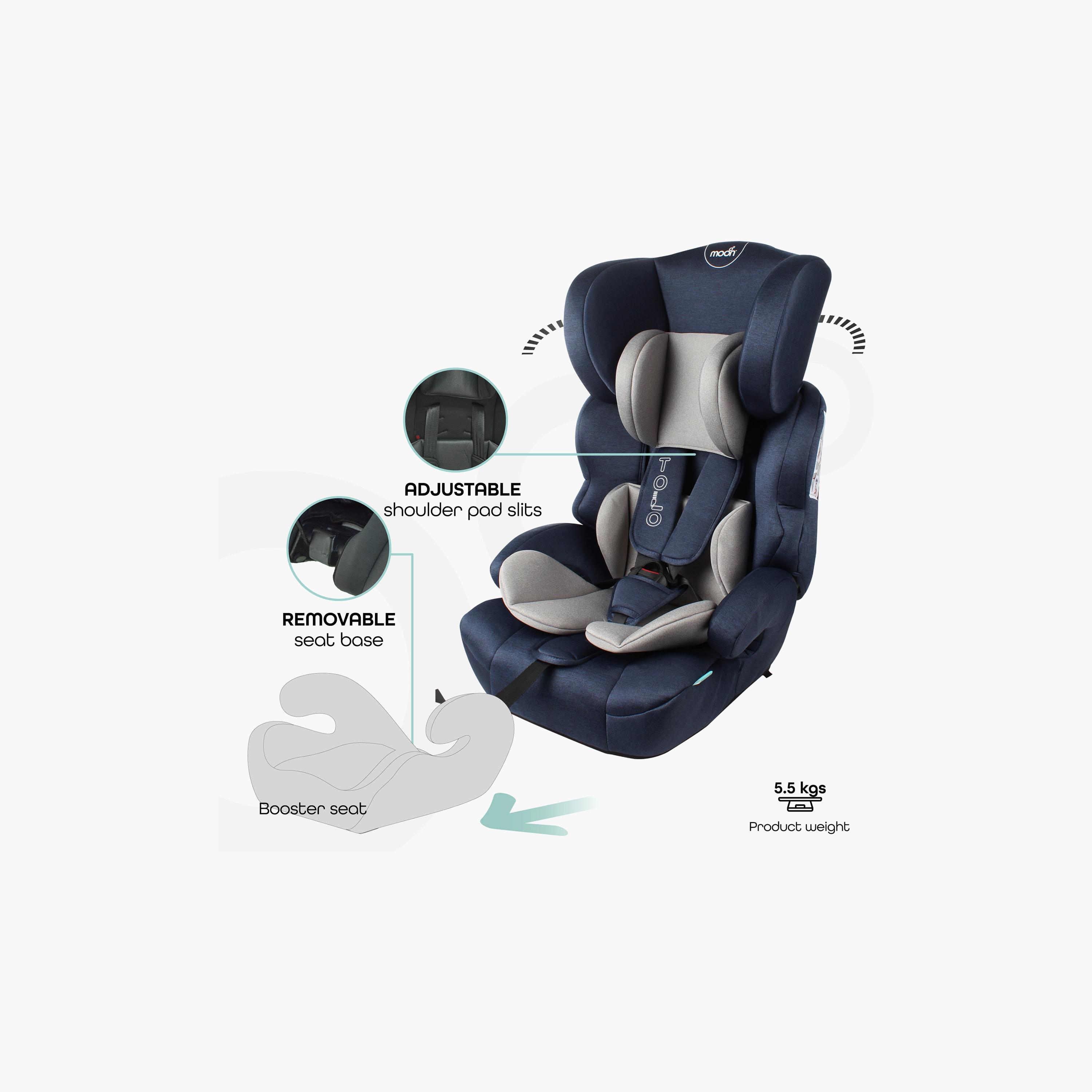 Moon Tolo Baby/Kids Car Seat (Group 1, 2, 3), Navy Blue-baby-gear-carseats-image-3