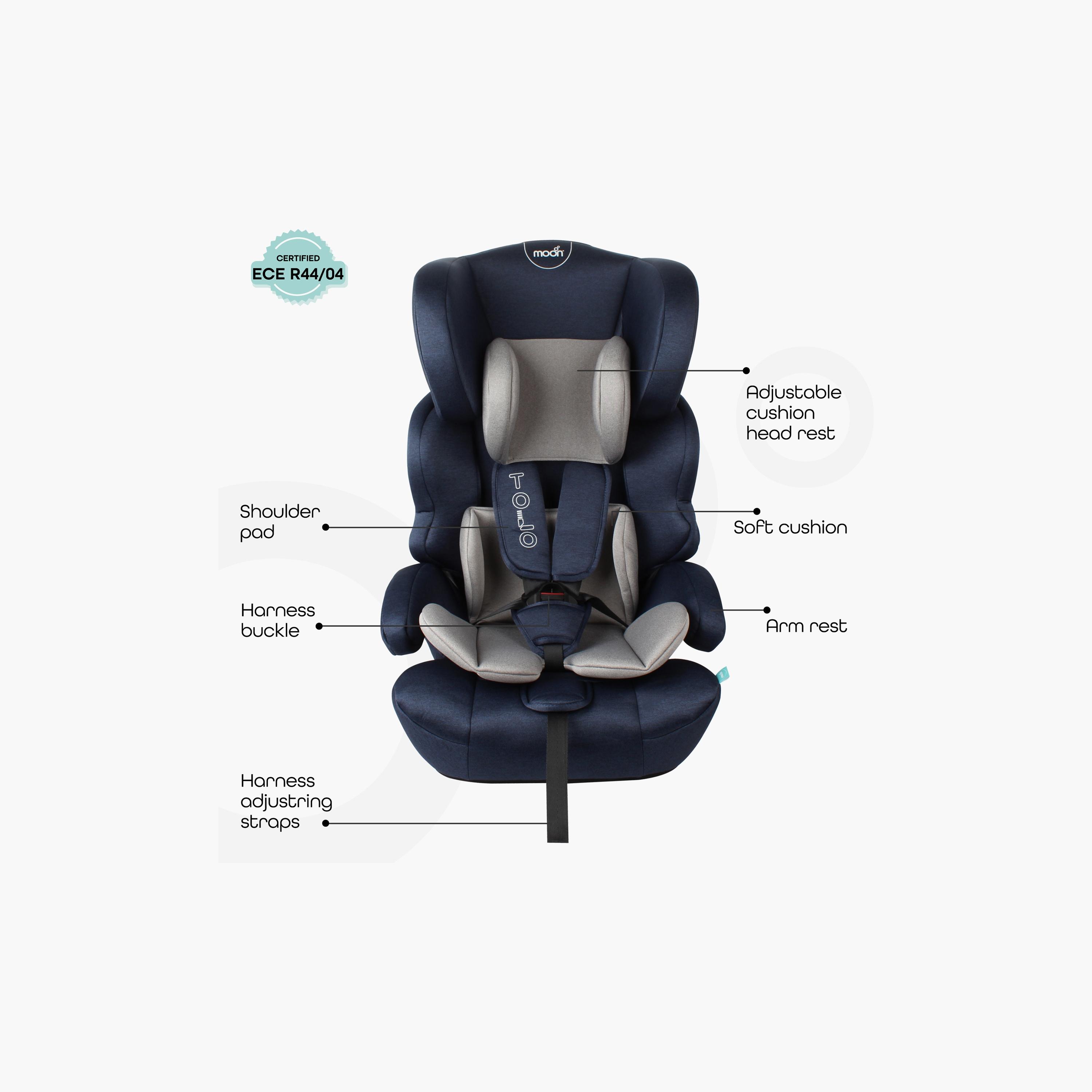 Moon Tolo Baby/Kids Car Seat (Group 1, 2, 3), Navy Blue-baby-gear-carseats-image-4
