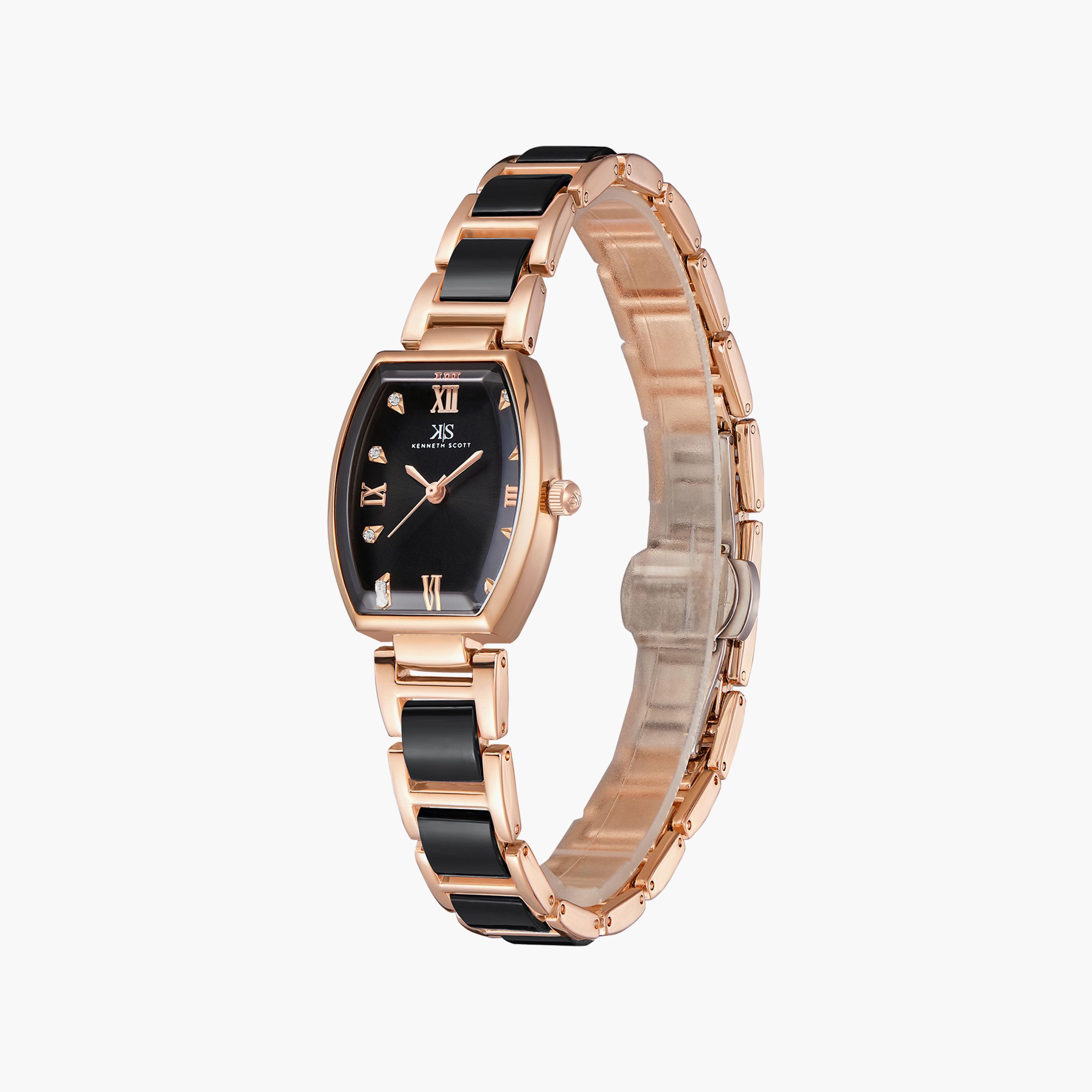  JXL07C65I - ساعة انالوج من اوماكس للنساء بمينا فضي مع سوار بني -women-watchesandjewellery-watches-image-2
