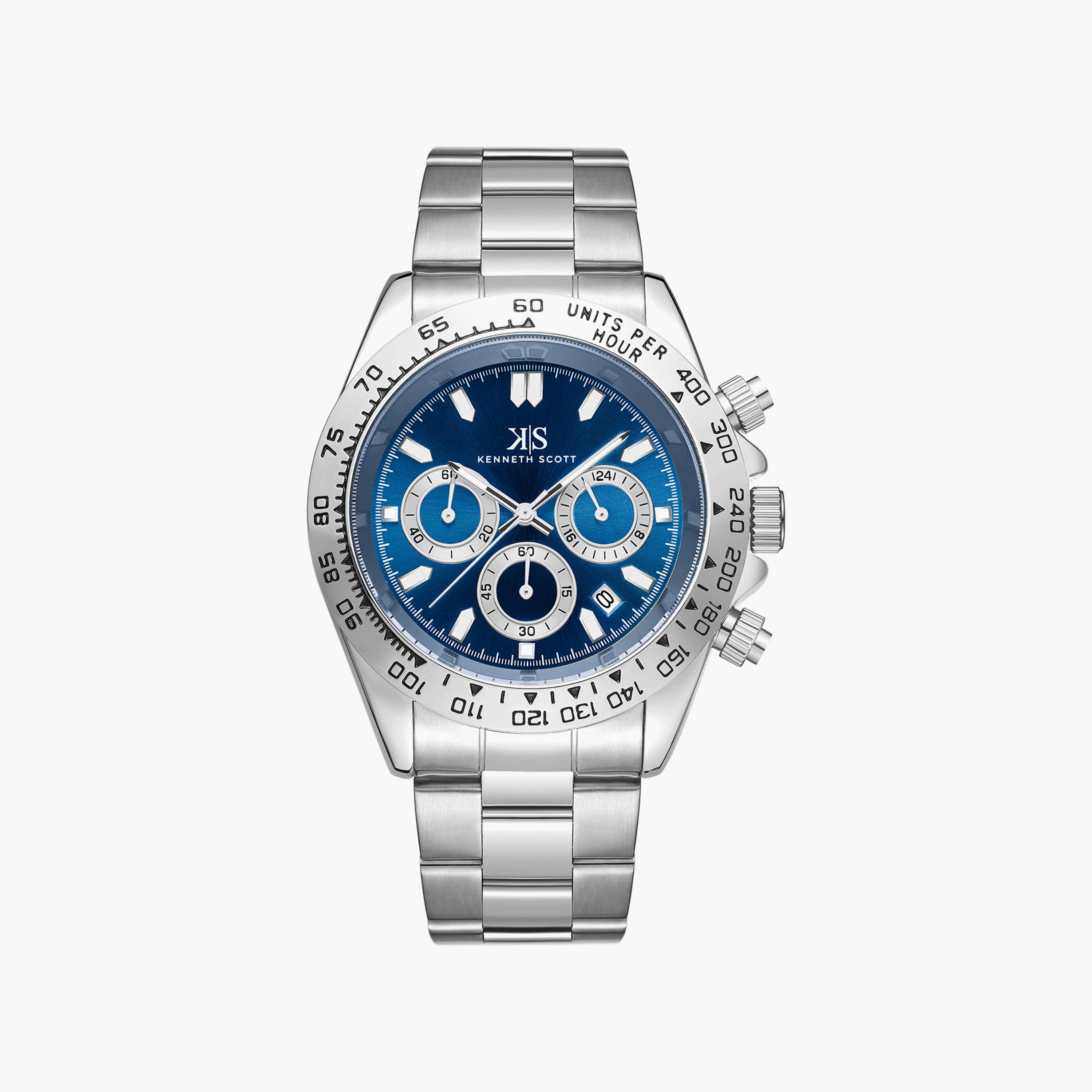 ساعة أنالوج بنية فرتكس بسوار جلد للرجال من جيس - W1217G2-men-watchesandjewellery-watches-image-1