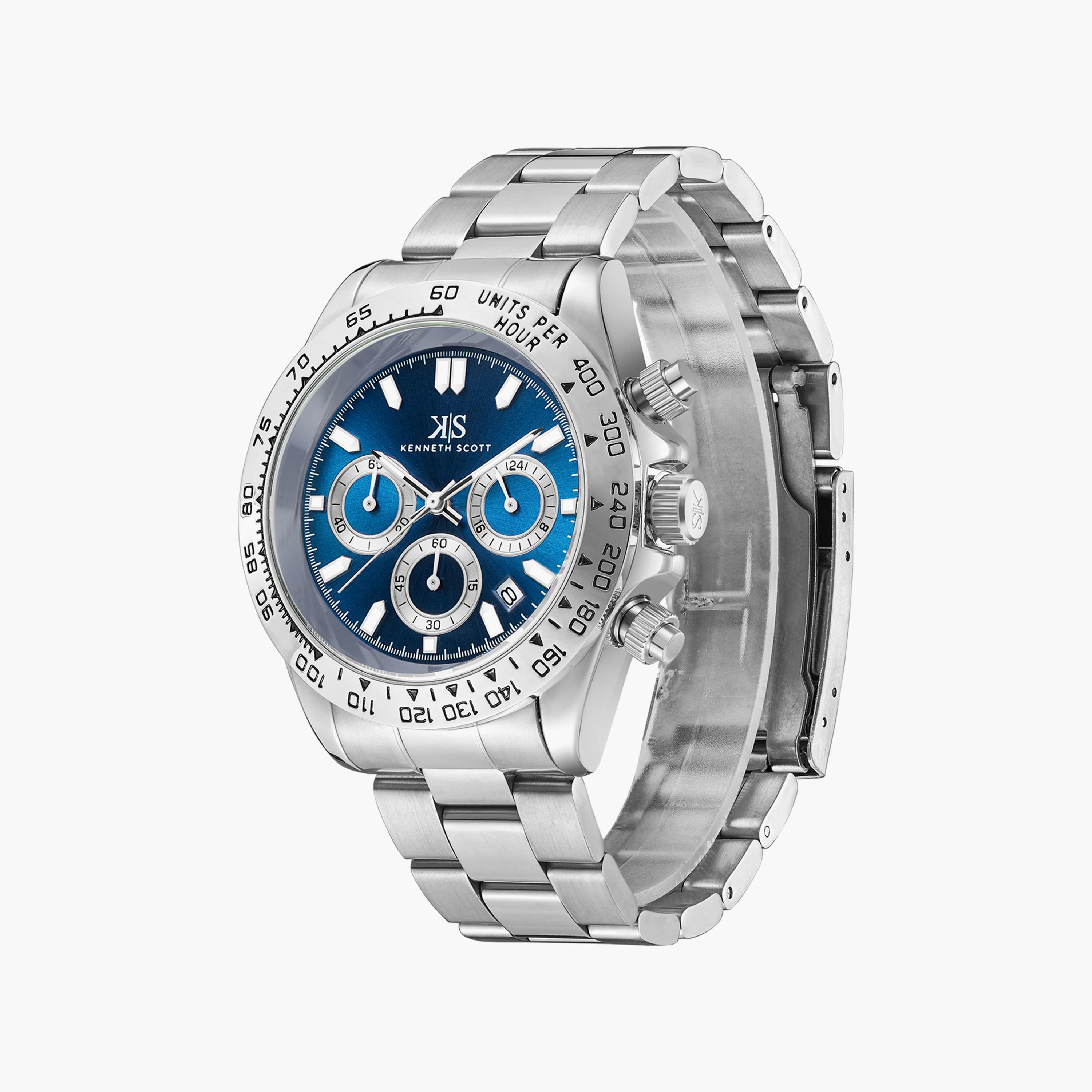 ساعة أنالوج بنية فرتكس بسوار جلد للرجال من جيس - W1217G2-men-watchesandjewellery-watches-image-2
