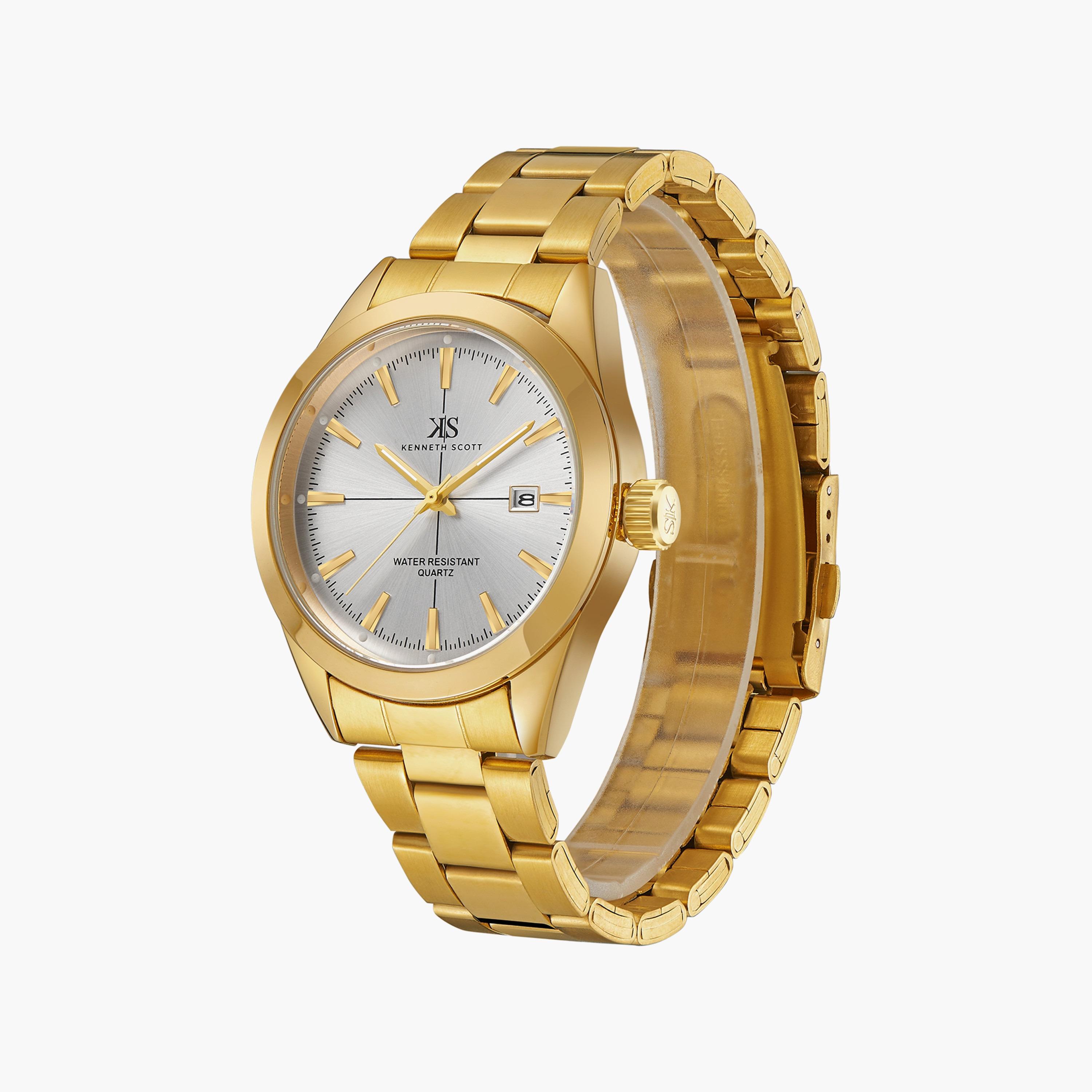 ساعة تورنادو للرجال أنالوج بسوار جلدي باللون الأسود | T8007-SLBL-men-watchesandjewellery-watches-image-2