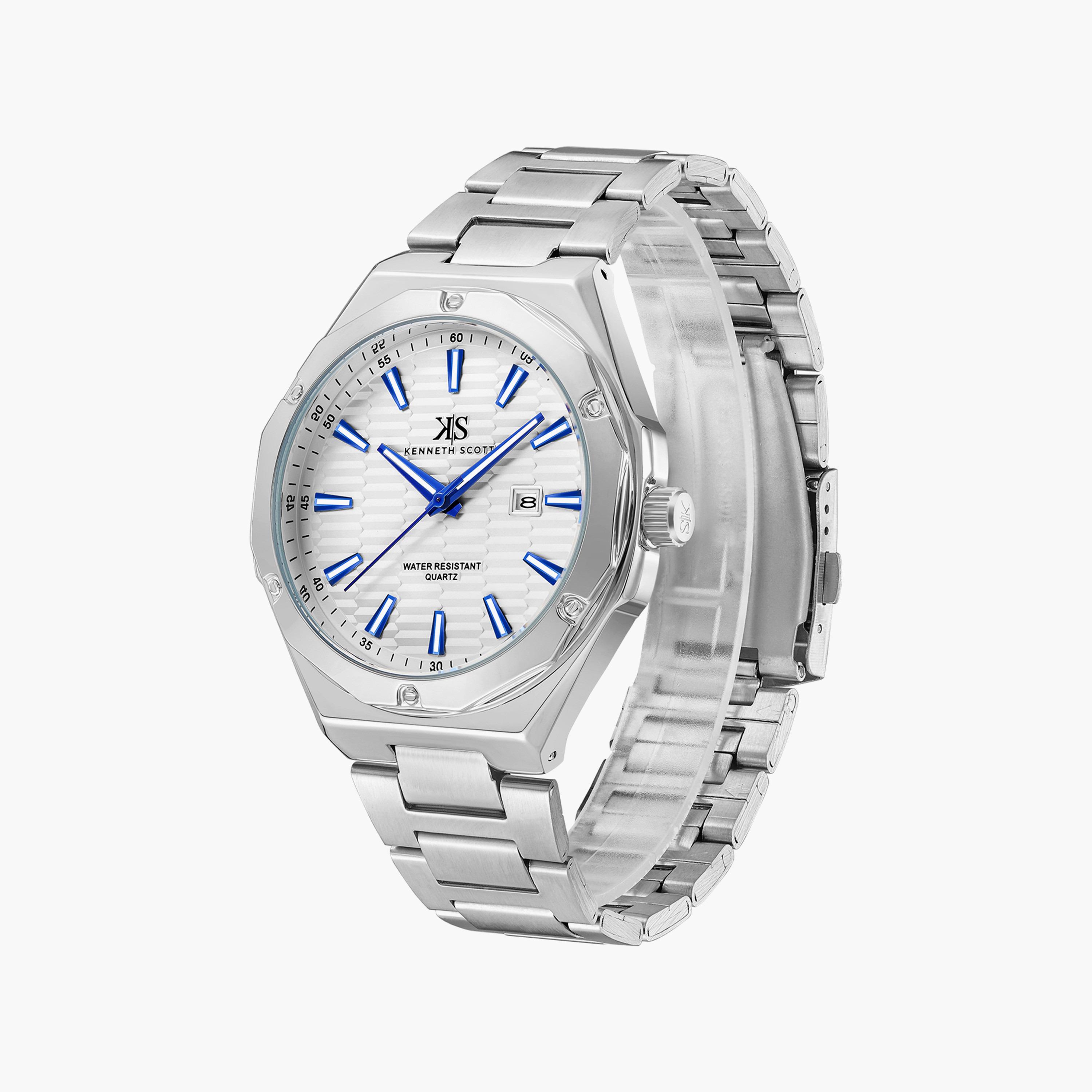  W0838L3 - ساعة انالوج من جيس للنساء بمينا فضي مع سوار جلدي أصلي -men-watchesandjewellery-watches-image-2