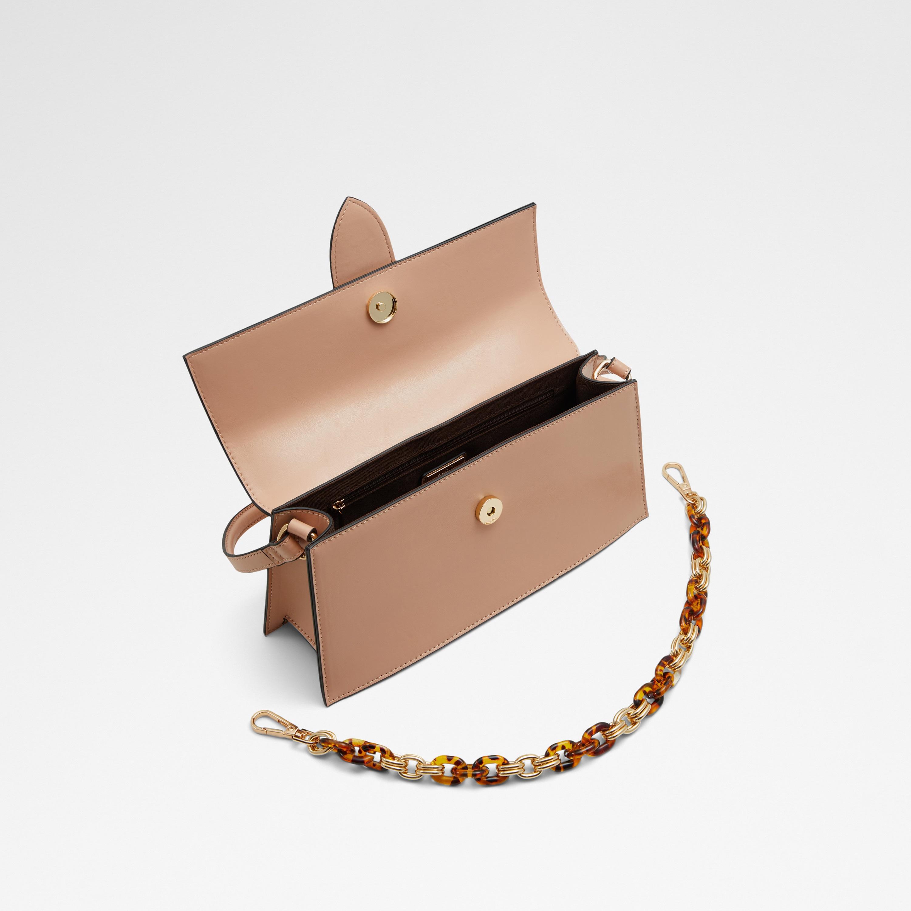 حقيبة كتف من ألدو فلافيانا سادة مع سلسلة معدنية-women-bagsandwallets-handbags-image-3