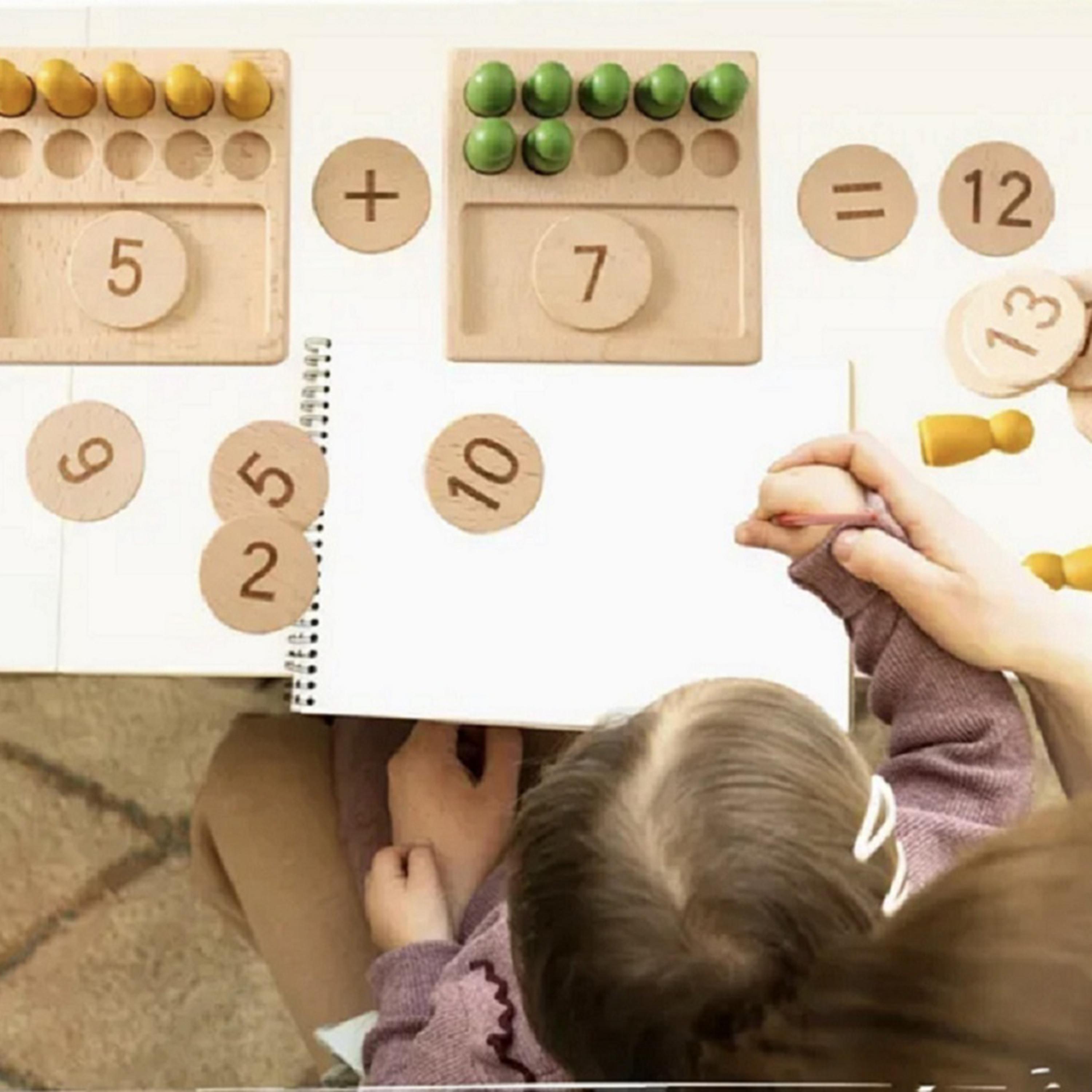Woody Buddy Counting Pegs, Natural-toys-babyandtoddlertoys-learningtoys-image-2