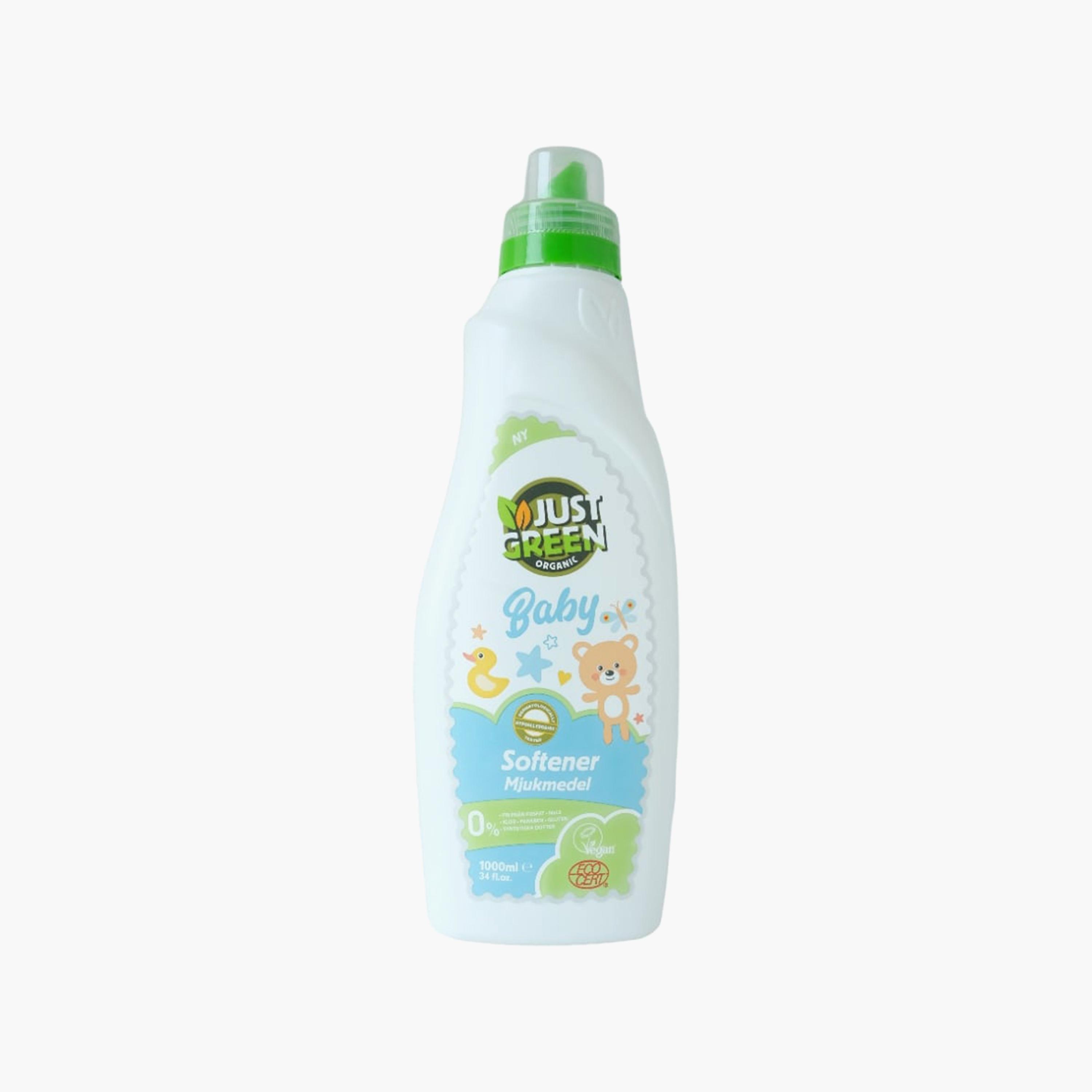 Just Green Organic Baby Laundry Softener, 1000 ml-baby-feeding-cleaningliquids-image-1