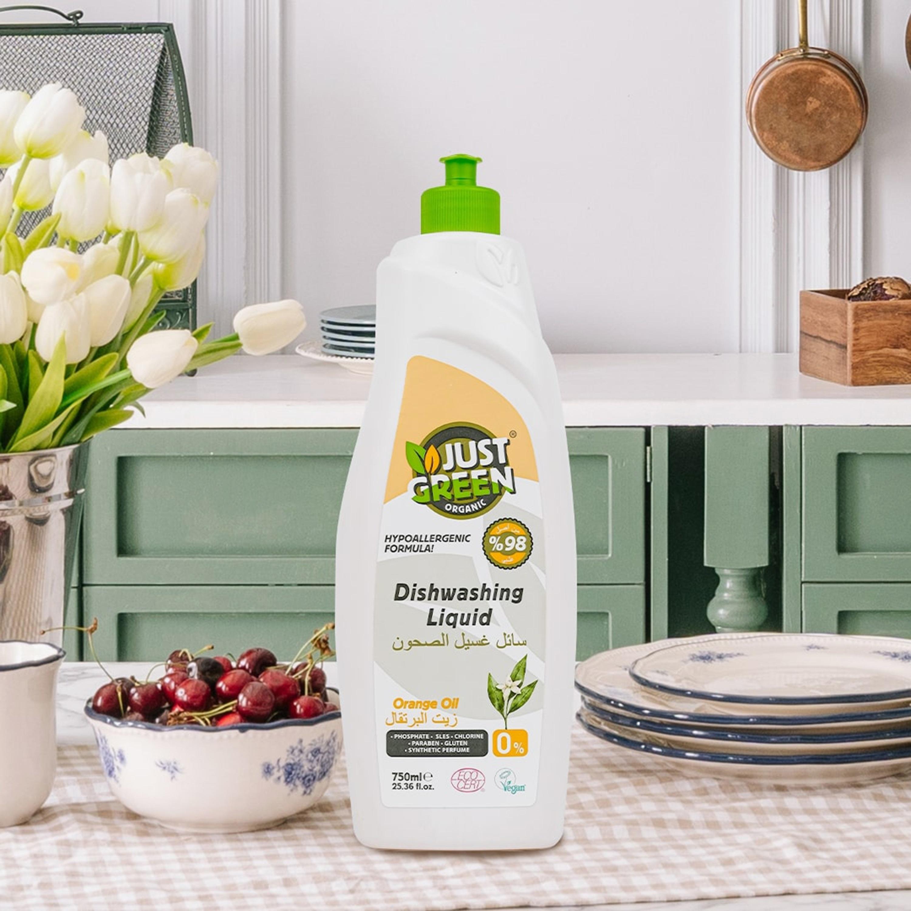 Just Green Organic Dishwashing Liquid, 750 ml-baby-feeding-cleaningliquids-image-4