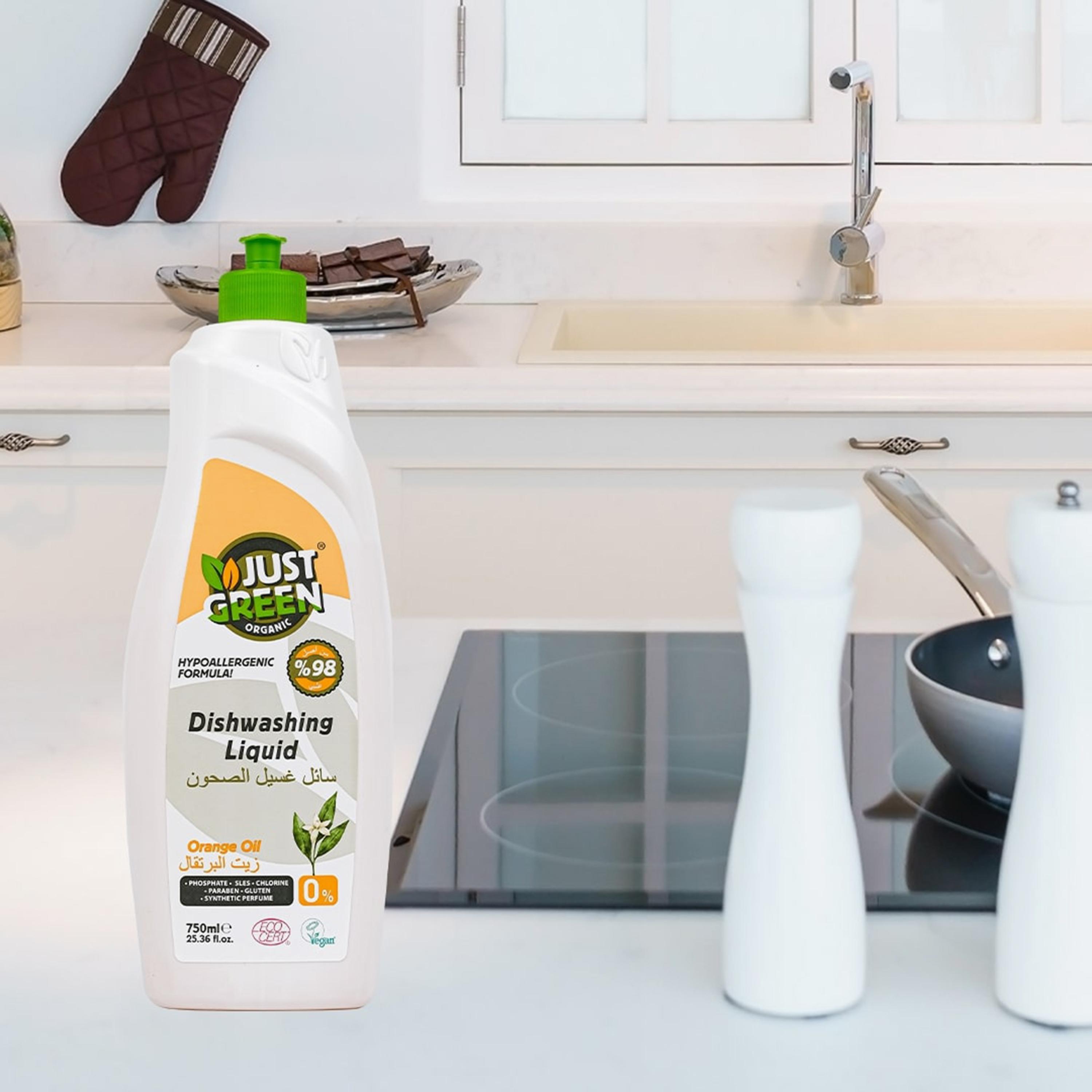 Just Green Organic Dishwashing Liquid, 750 ml-baby-feeding-cleaningliquids-image-5