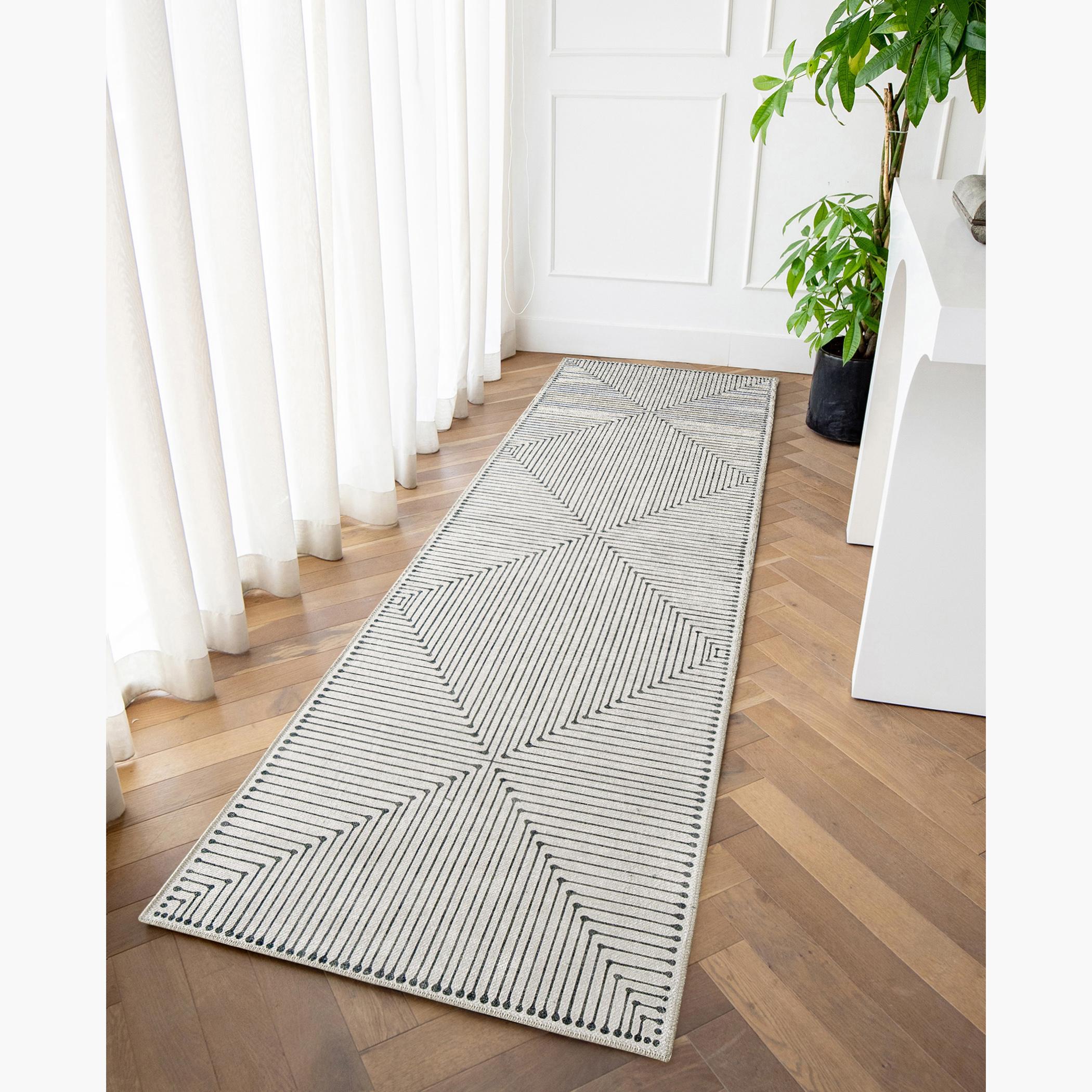 Vince Bianca Runner - 80x300 cm