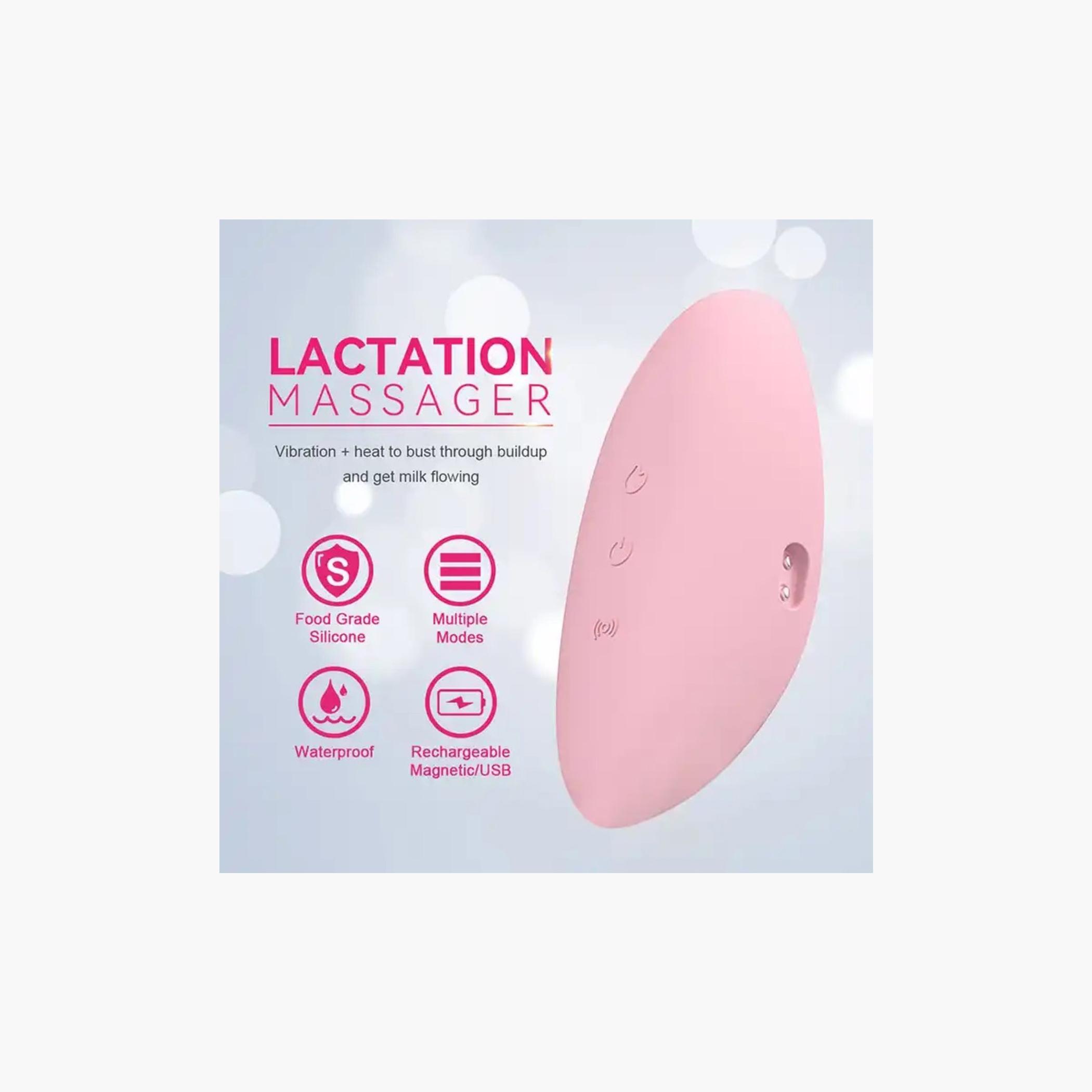 Pikkaboo Rechargeable Lactation Massager For Breastfeeding- Pink-baby-feeding-breastfeedingandcare-image-5