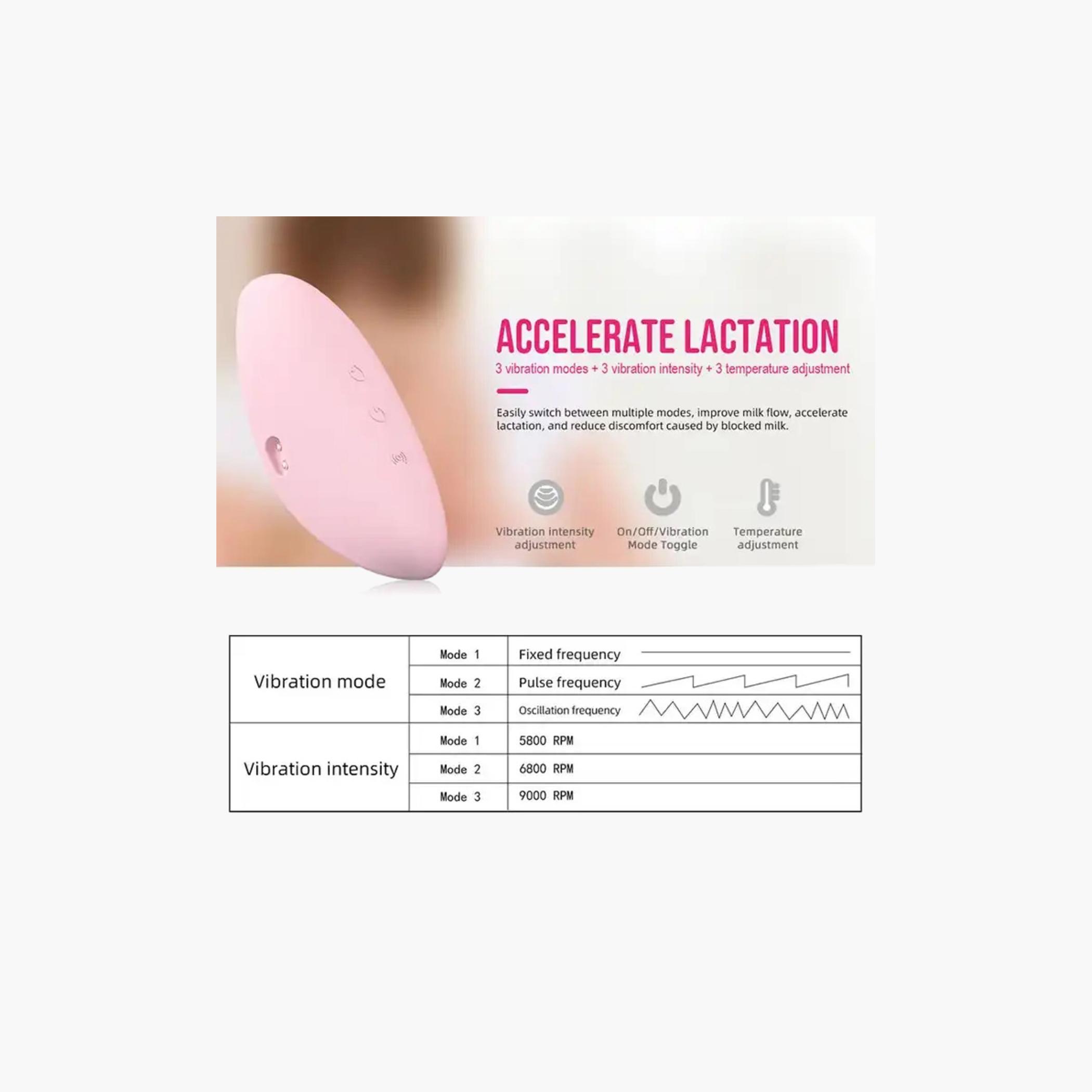 Pikkaboo Rechargeable Lactation Massager For Breastfeeding- Pink-baby-feeding-breastfeedingandcare-image-8