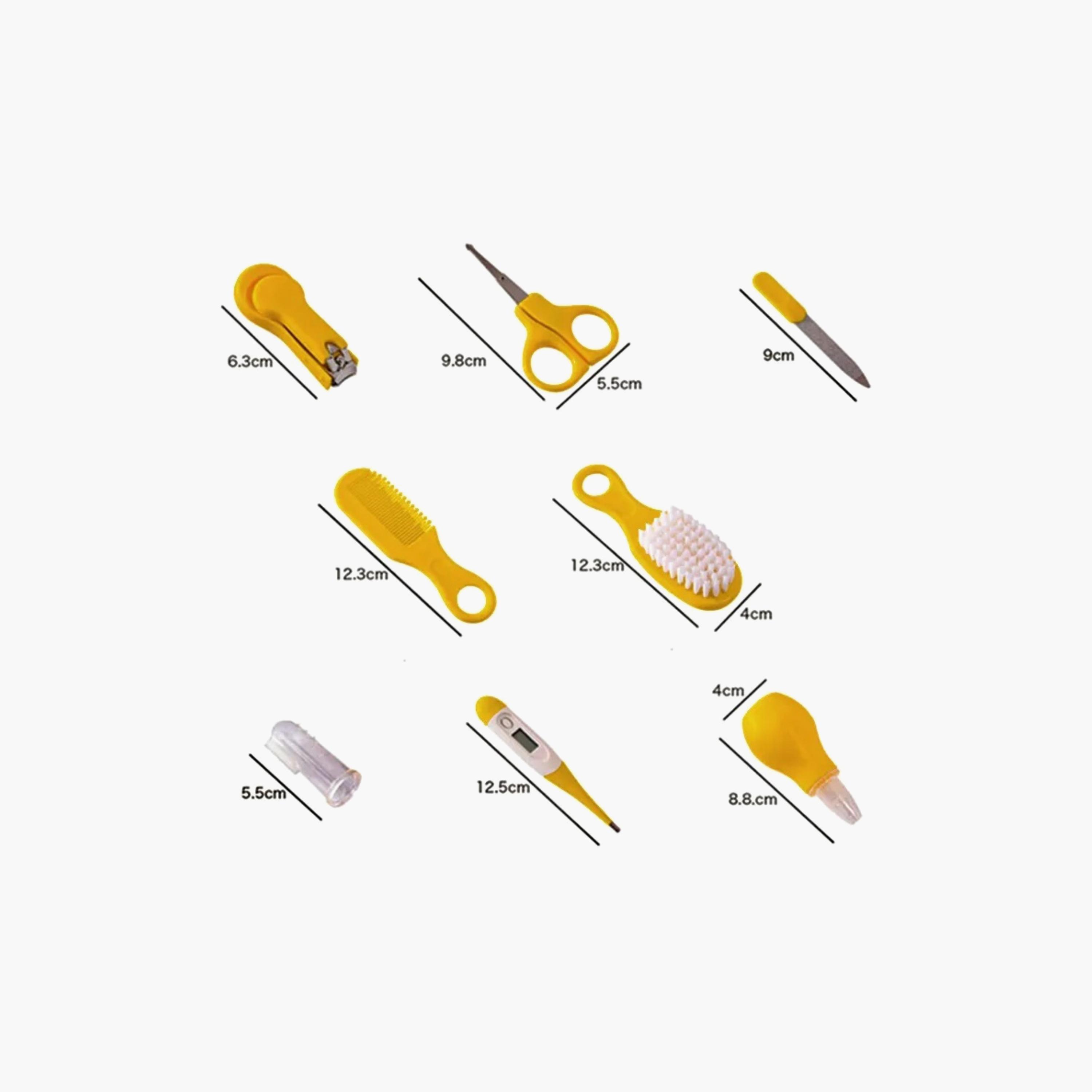 مجموعة العناية الفاخرة بالأطفال 8 في 1 مع صندوق إيفا من بيكابو ، أصفر-baby-bathandcare-hairbodyskincare-image-2