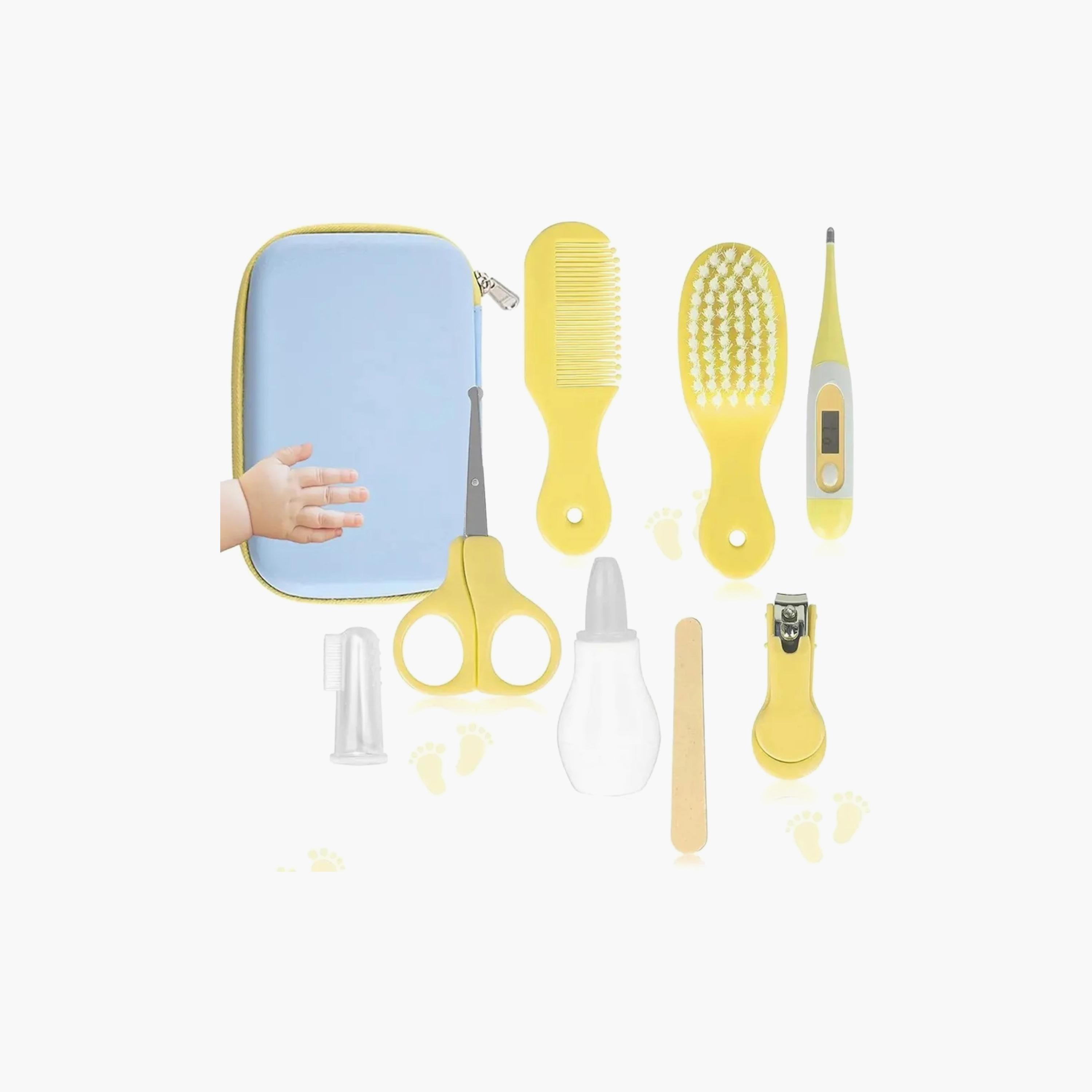 مجموعة العناية الفاخرة بالأطفال 8 في 1 مع صندوق إيفا من بيكابو ، أصفر-baby-bathandcare-hairbodyskincare-image-3