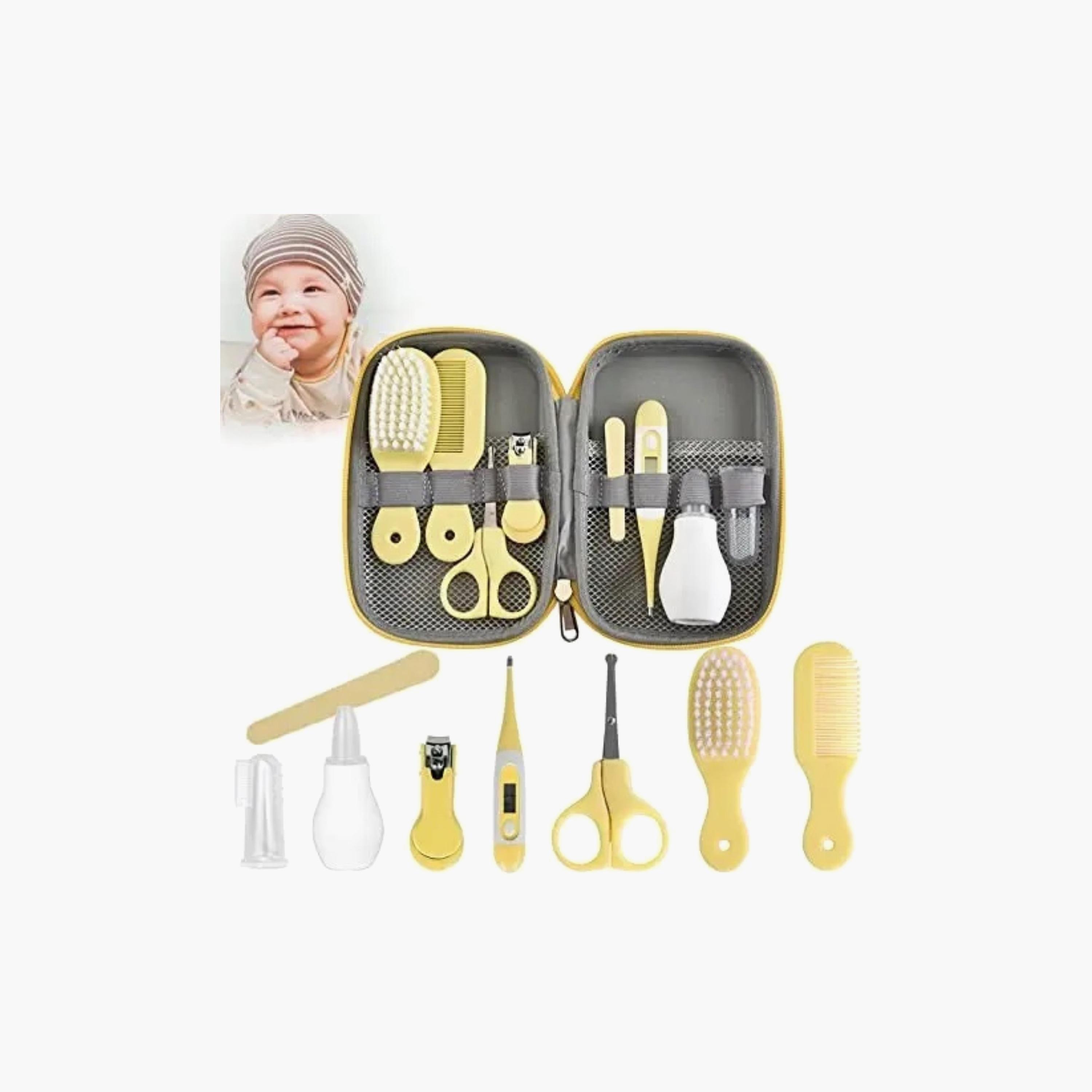مجموعة العناية الفاخرة بالأطفال 8 في 1 مع صندوق إيفا من بيكابو ، أصفر-baby-bathandcare-hairbodyskincare-image-4