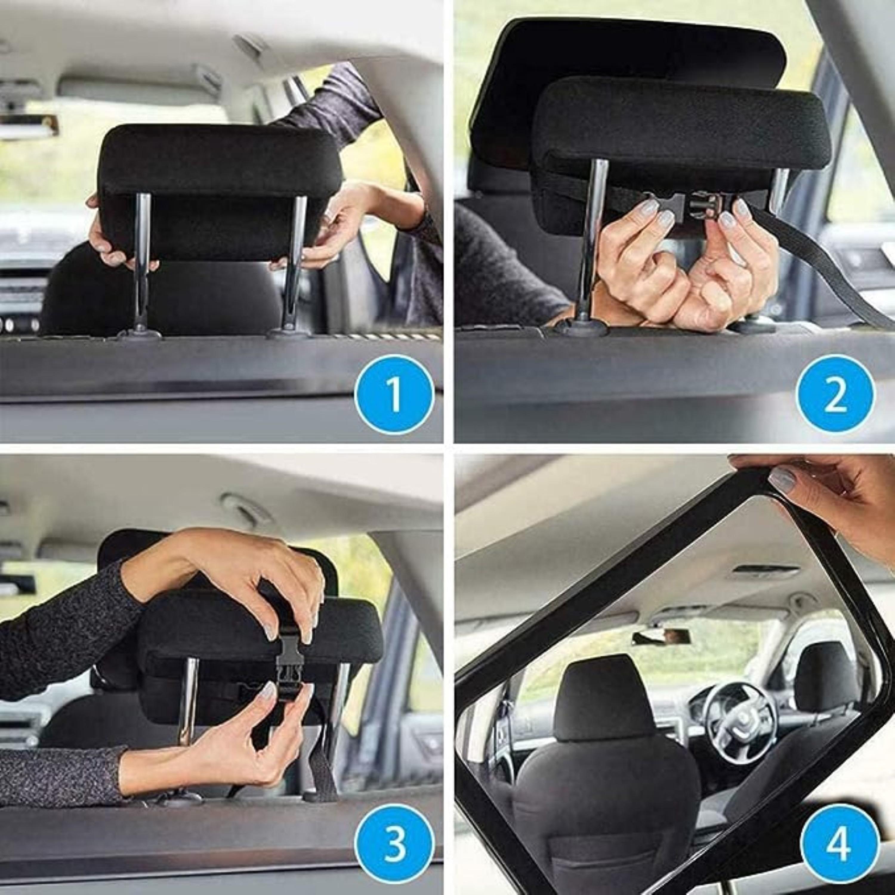 Pikkaboo SafeTravels Baby Car Mirror, Black-baby-gear-carseats-image-3