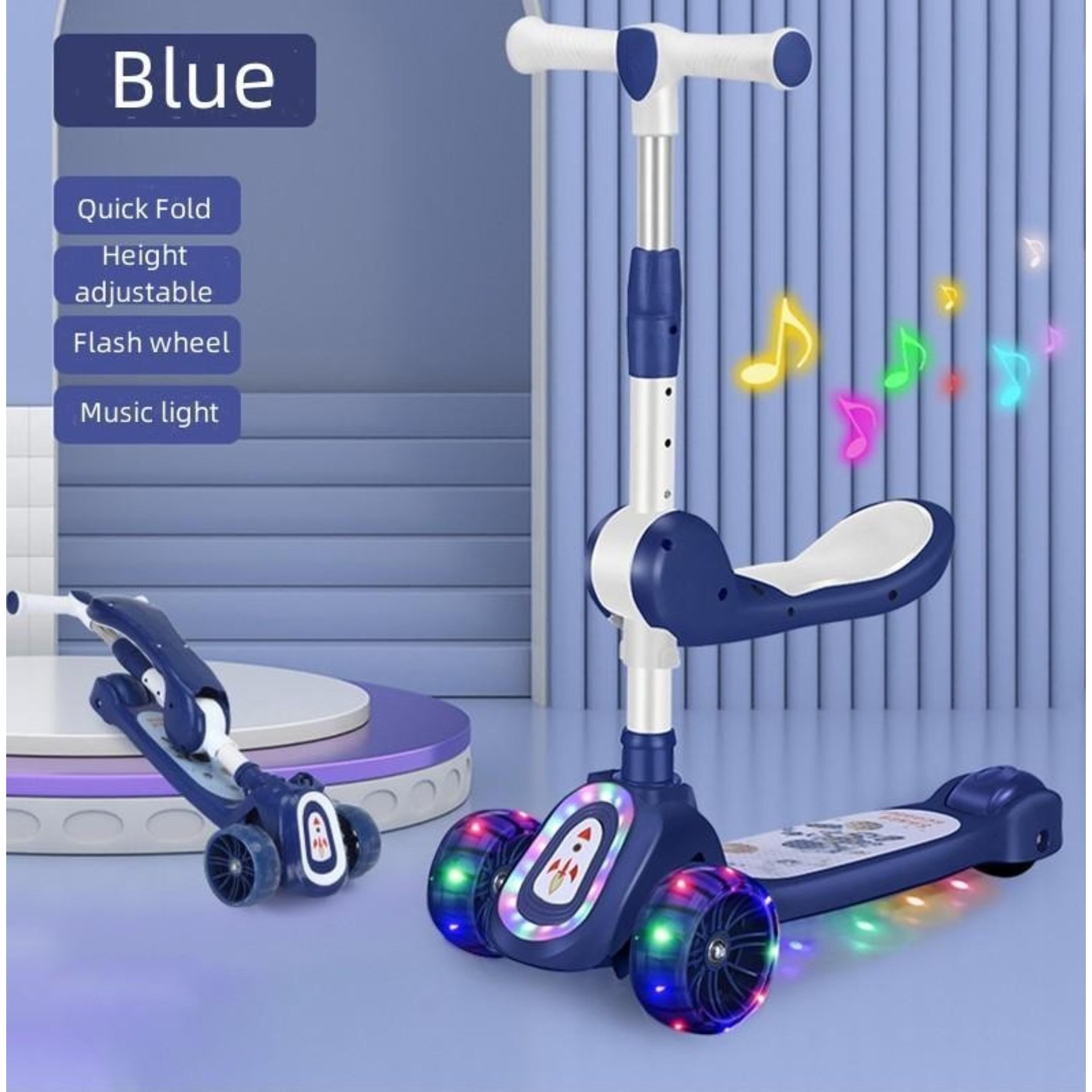 Pikkaboo Mini Rider LED Light Scooter with Music-toys-outdoor-scooters-image-4