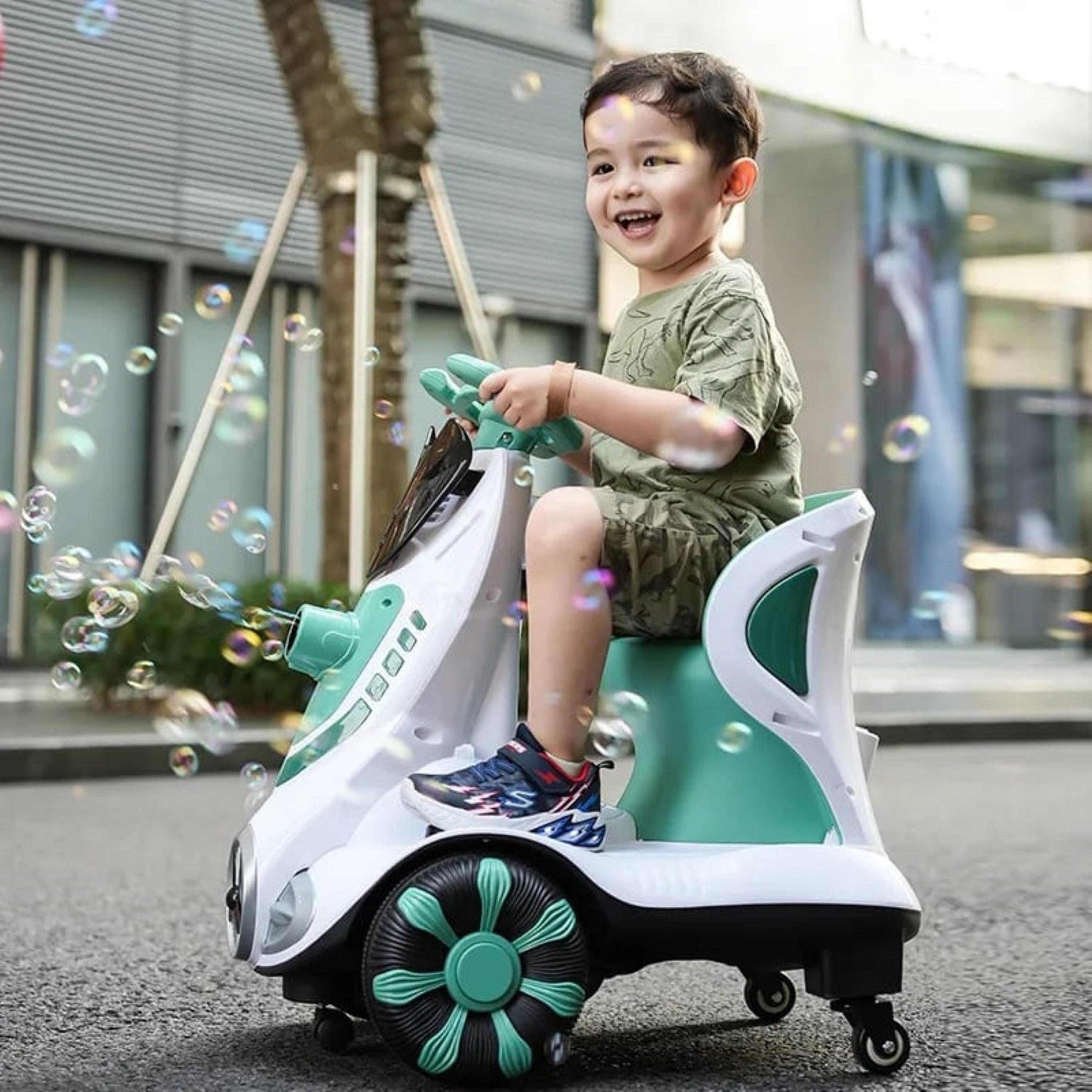 Pikkaboo Toddler Four-Wheeler Electric Scooter-toys-outdoor-scooters-image-4