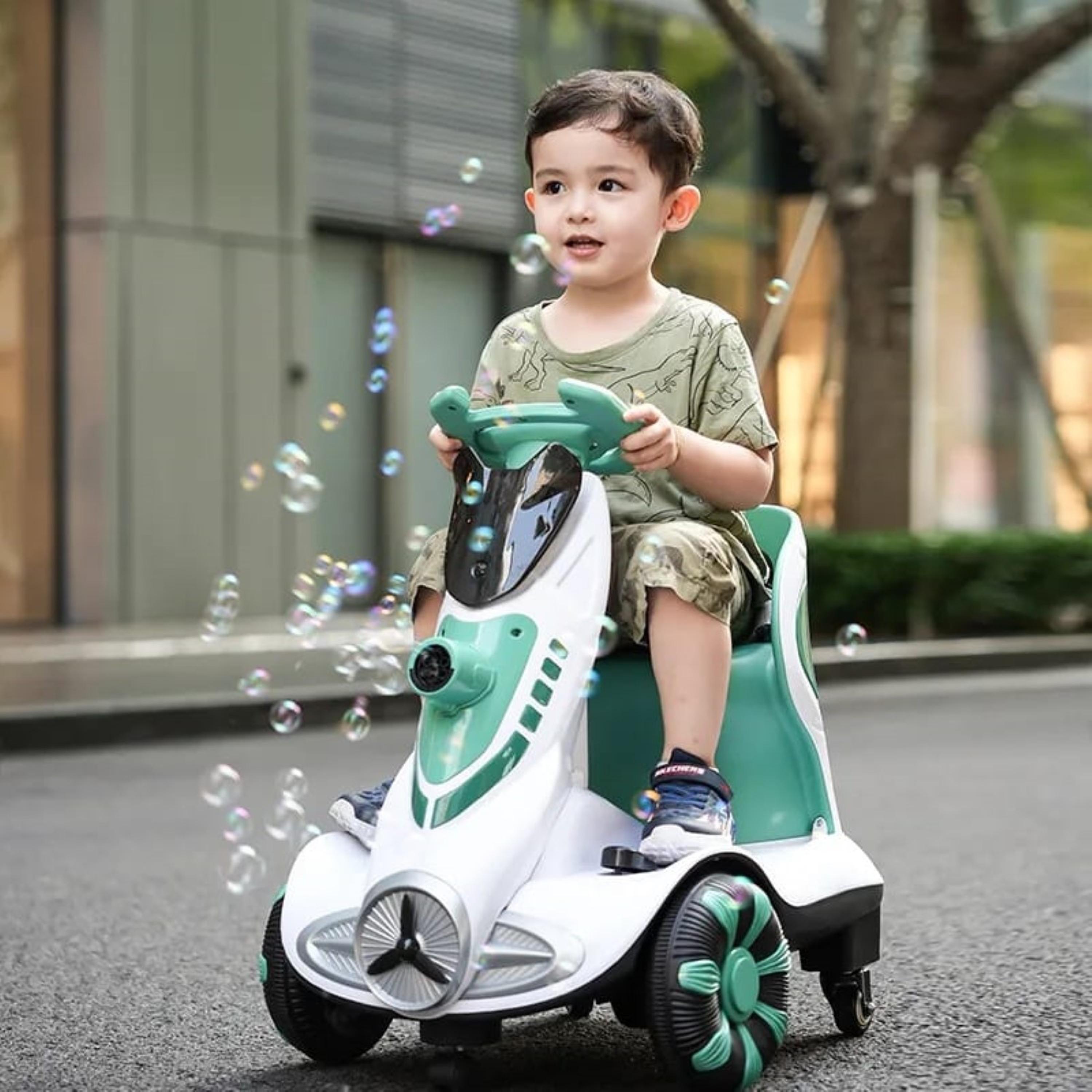Pikkaboo Toddler Four-Wheeler Electric Scooter-toys-outdoor-scooters-image-5