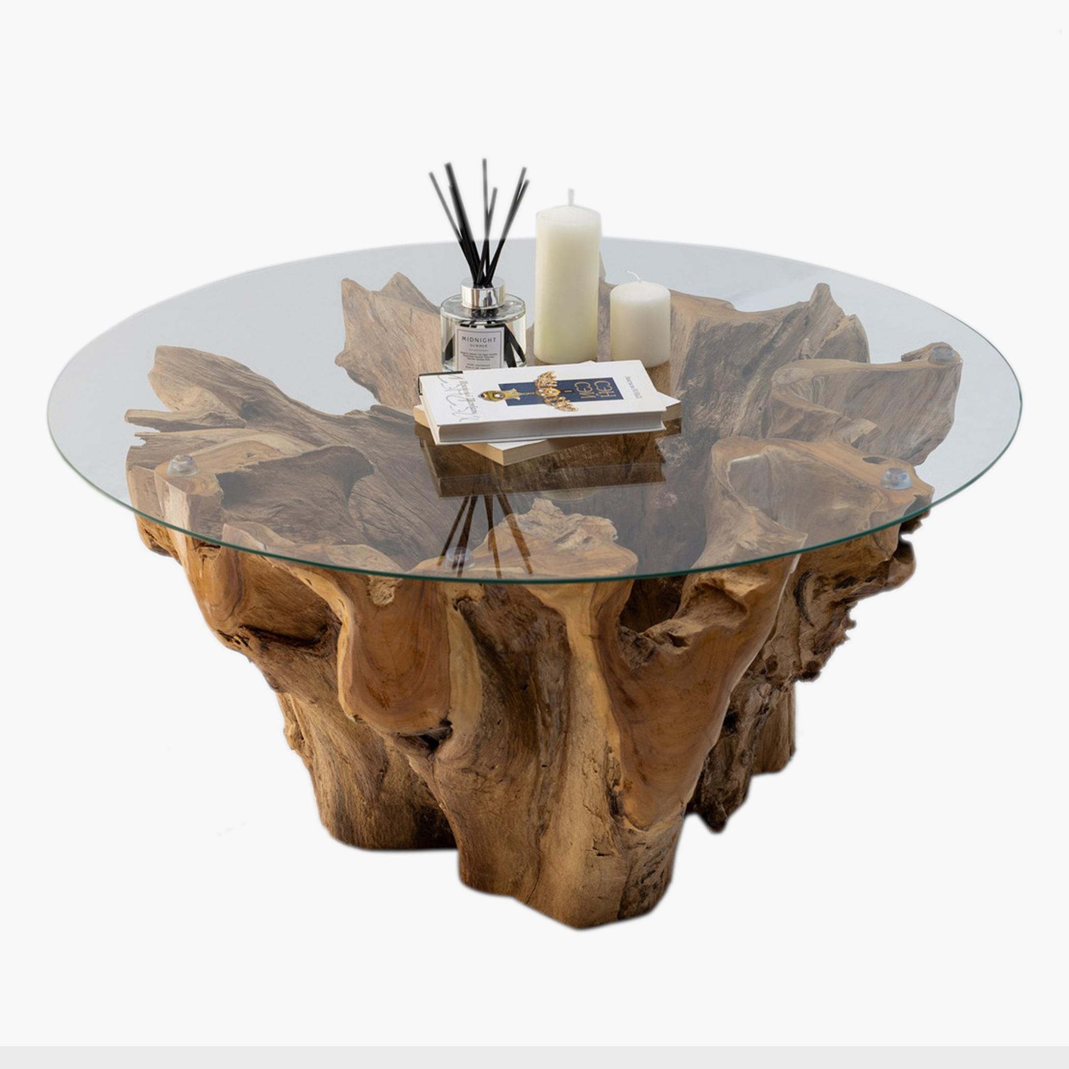 The 8 Senses Living Teak Root Coffee Table