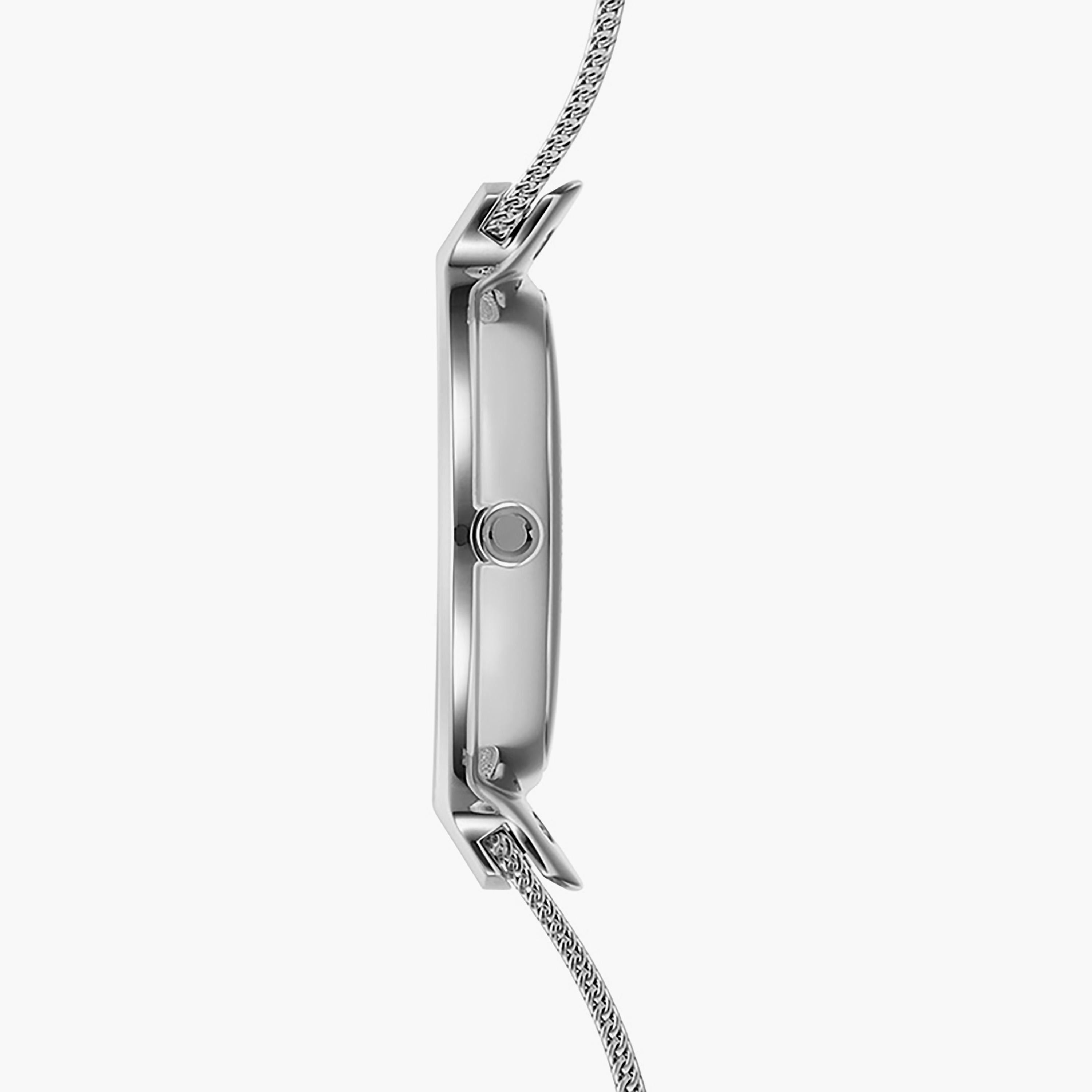 ساعة أنالوج فضية بسوار ستانلس ستيل من أوباكو | V231LXCIMC-women-watchesandjewellery-watches-image-2