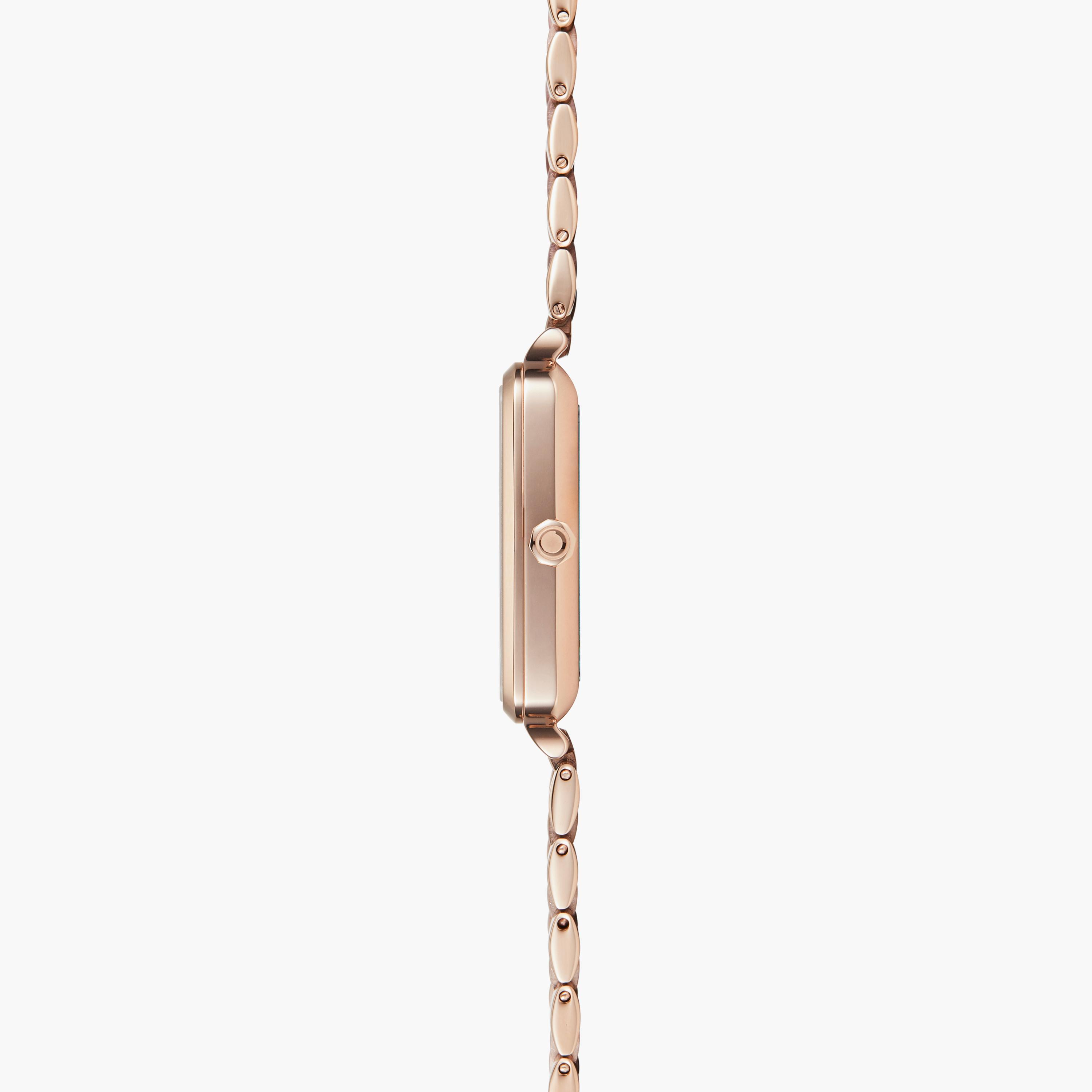 ساعة أوباكو ذو انالوج بسوار ذهبي وردي مع ستانلس ستيل | V271LDVWSV-women-watchesandjewellery-watches-image-2