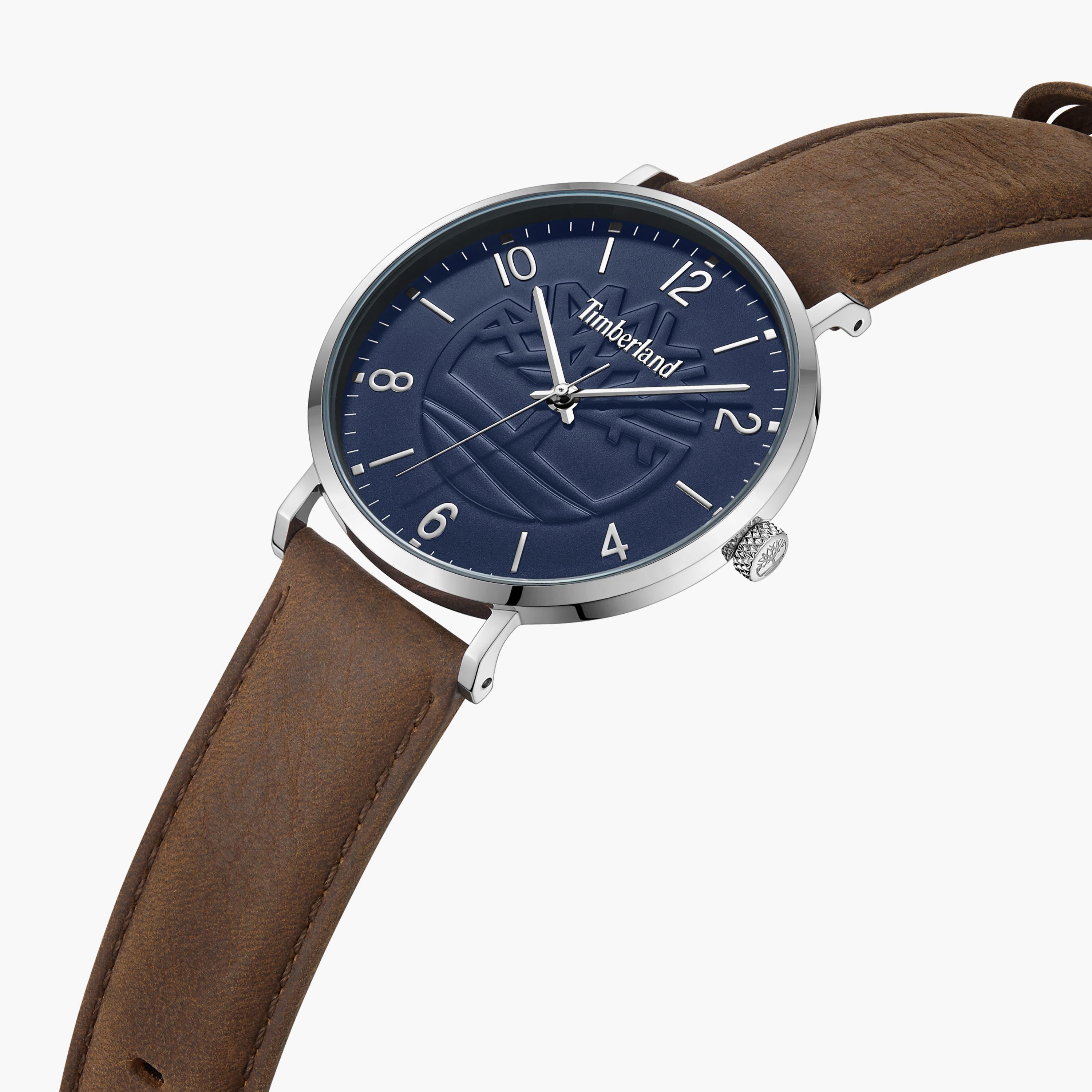 ساعة أنالوج بسوار جلدي بني غامق للرجال من تمبرلاند | TDWGA0010901-men-watchesandjewellery-watches-image-2