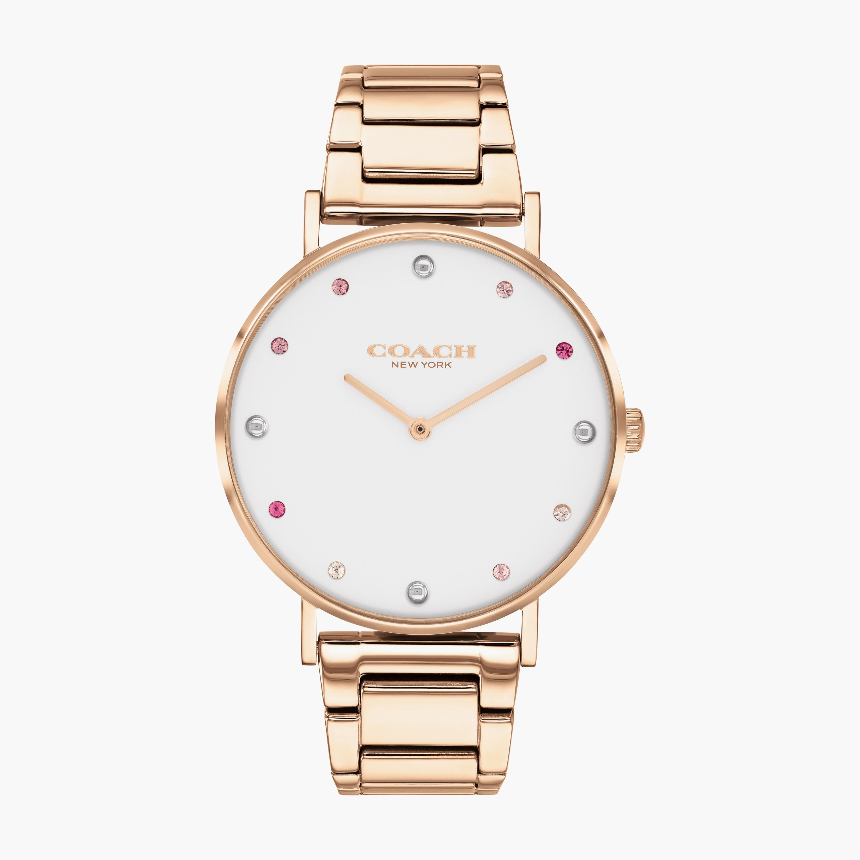 Coach rose clearance gold watch