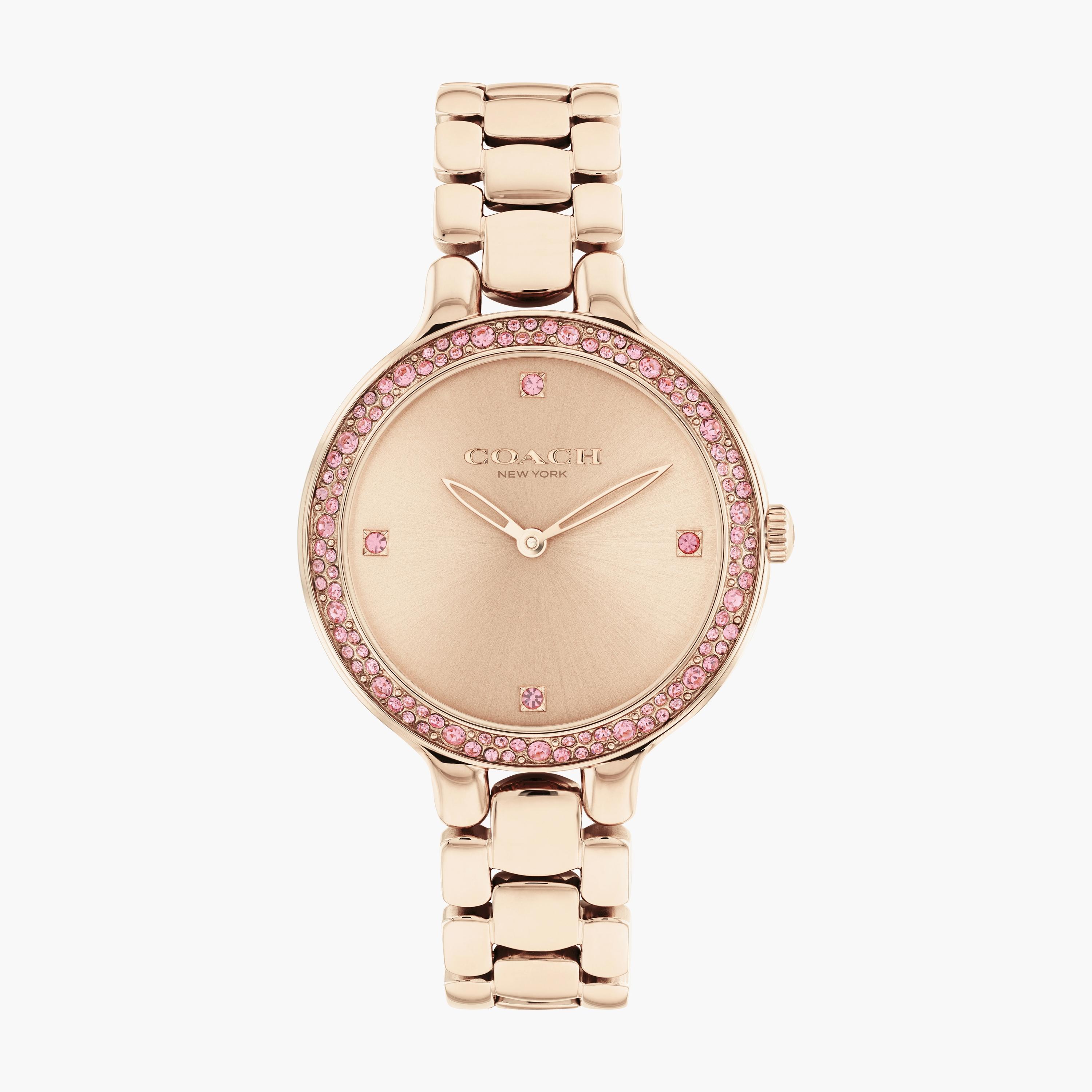 Coach rose store gold watch