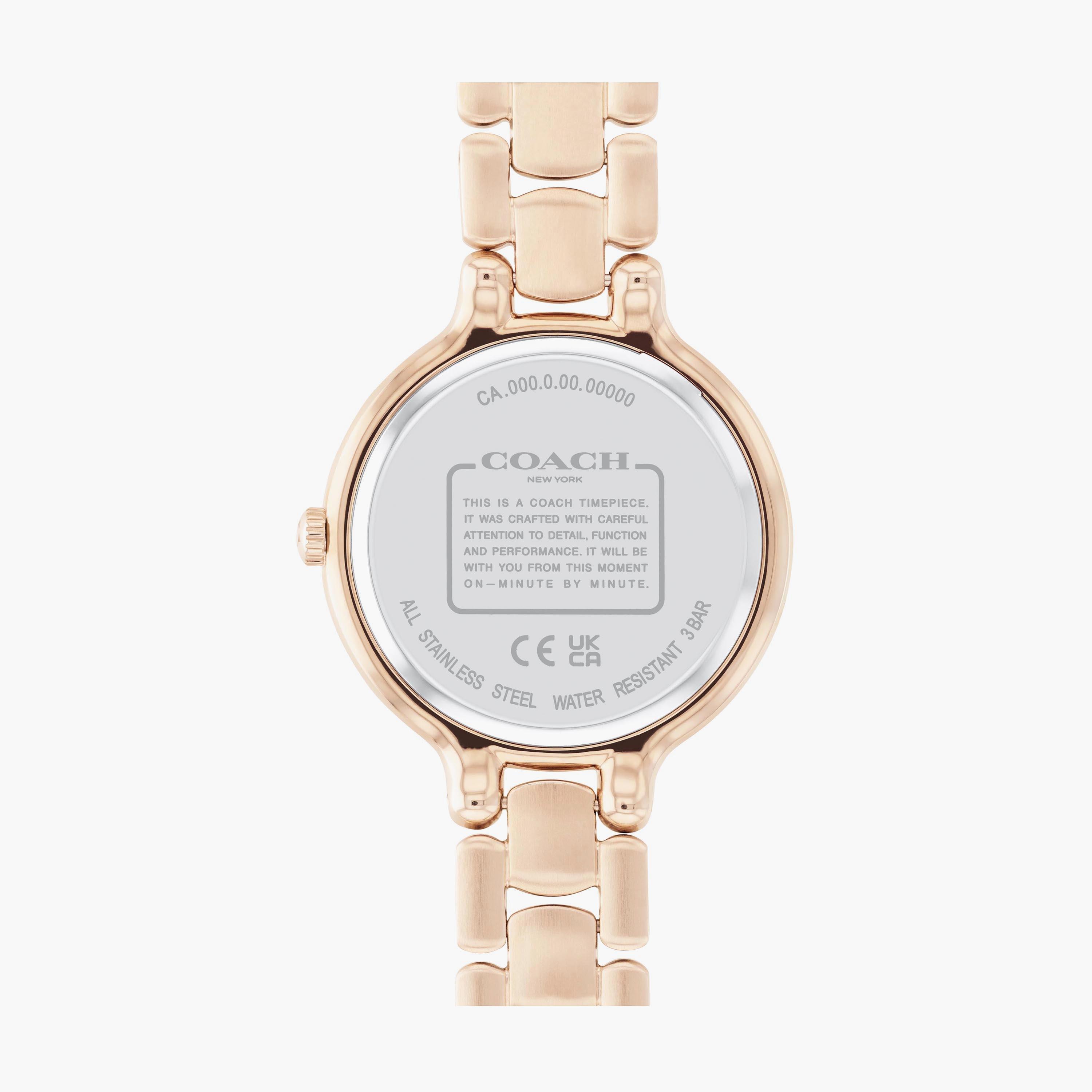 Coach Rose Gold Analog Stainless Steel Strap Watch | 14504126-women-watchesandjewellery-watches-image-3